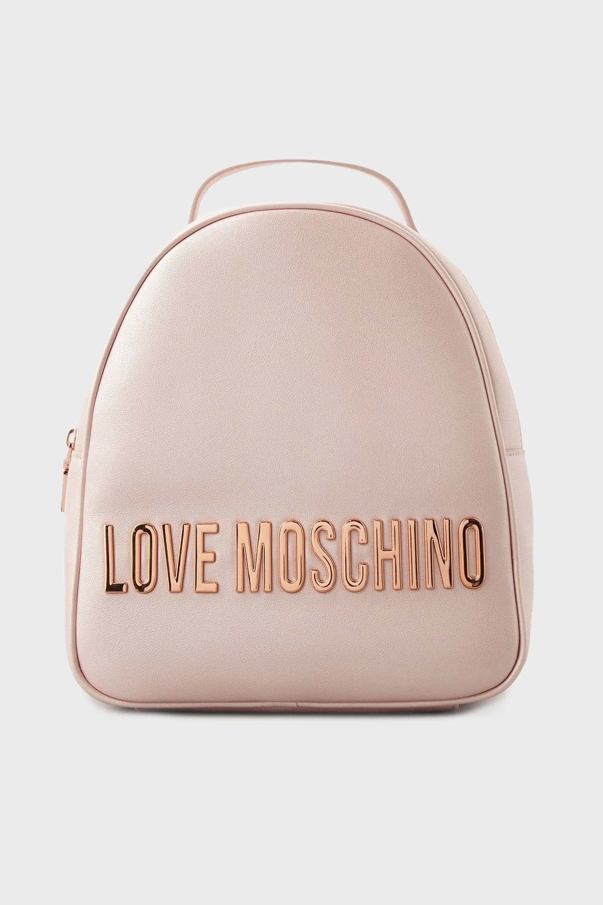 Love Moschino Logolu Ayarlanabilir Çift Askılı Bayan Sırt Çantası JC4197PP1MKD197A PEMBE - 6