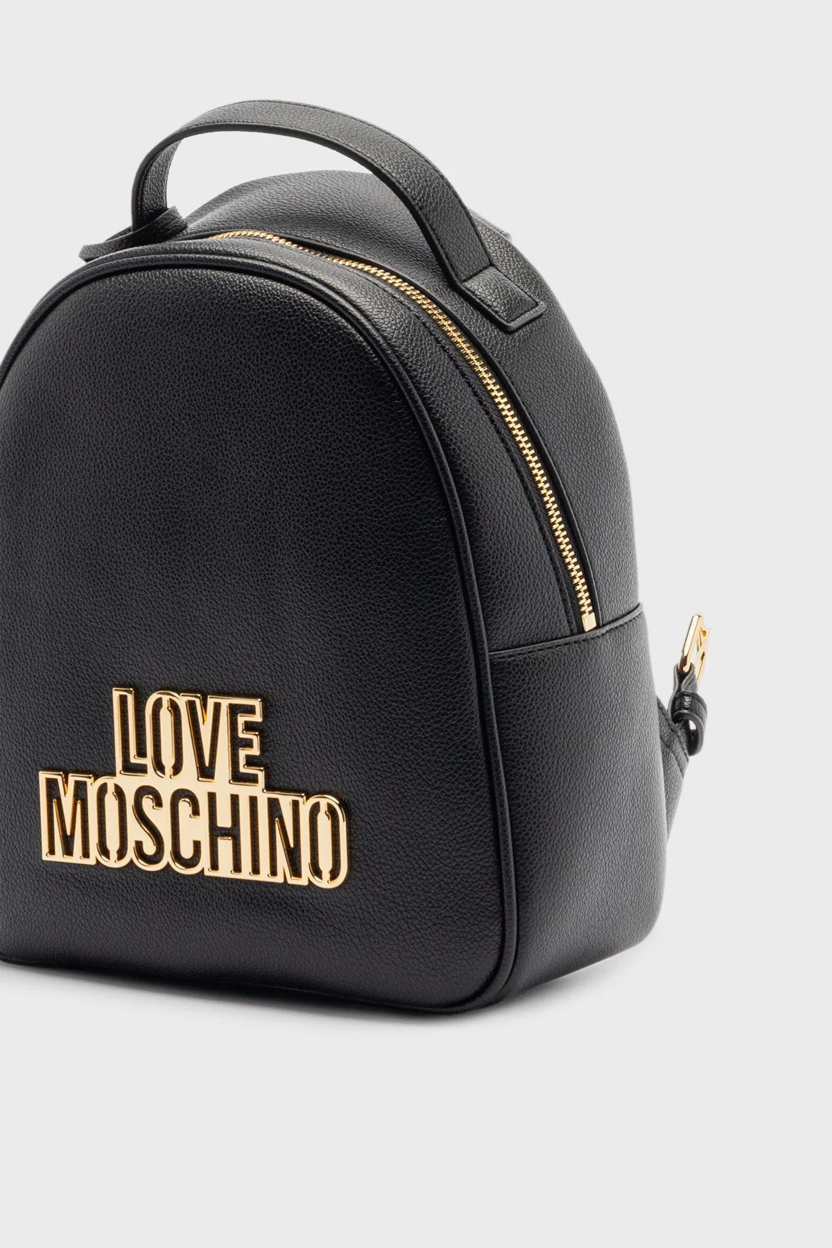 Love Moschino Logolu Ayarlanabilir Çift Askılı Bayan Sırt Çantası JC4338PP0LKO0000 SİYAH - 8