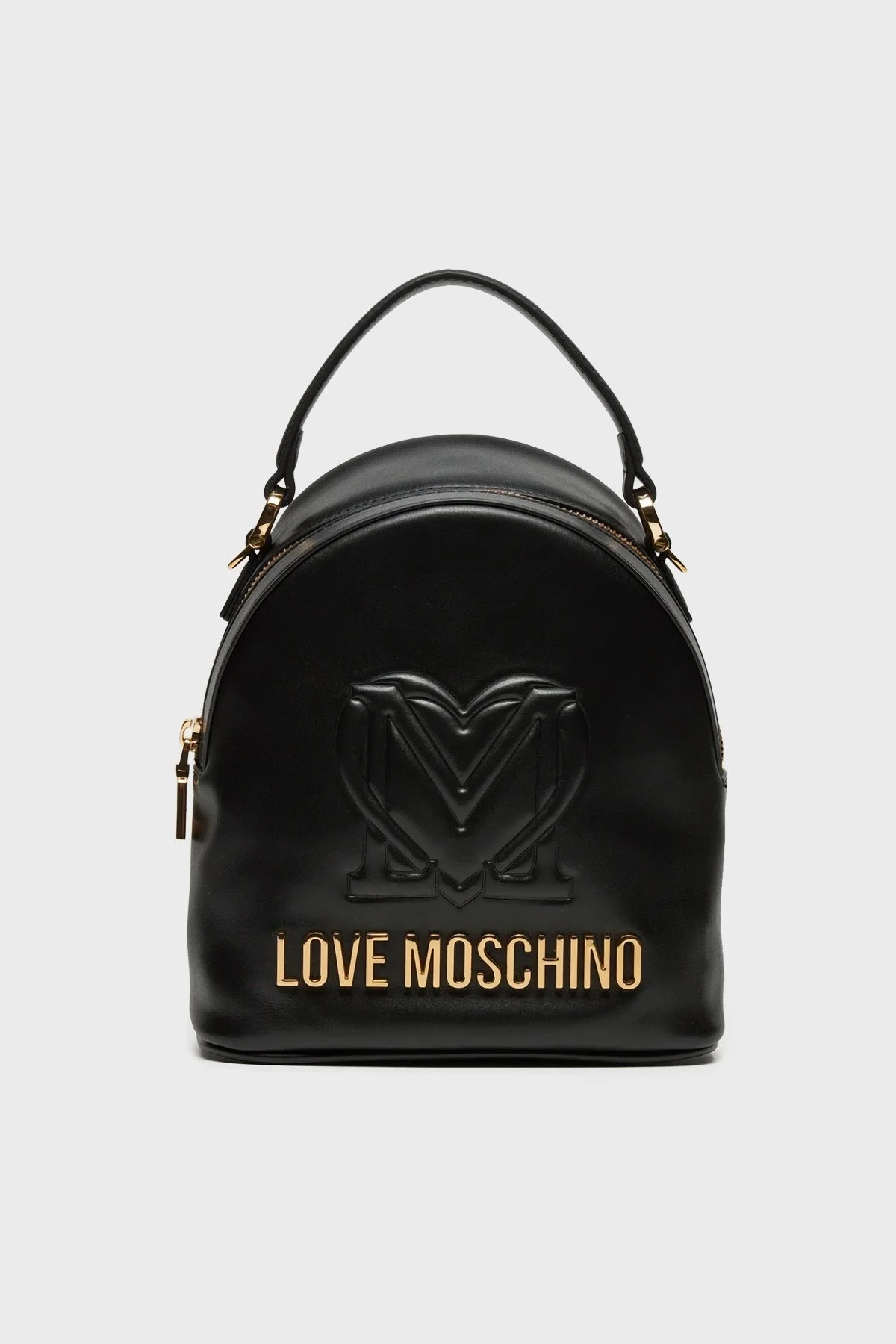 Love Moschino Logolu Ayarlanabilir Çift Askılı Bayan Sırt Çantası JC4361PP0LK1200A SİYAH - 1