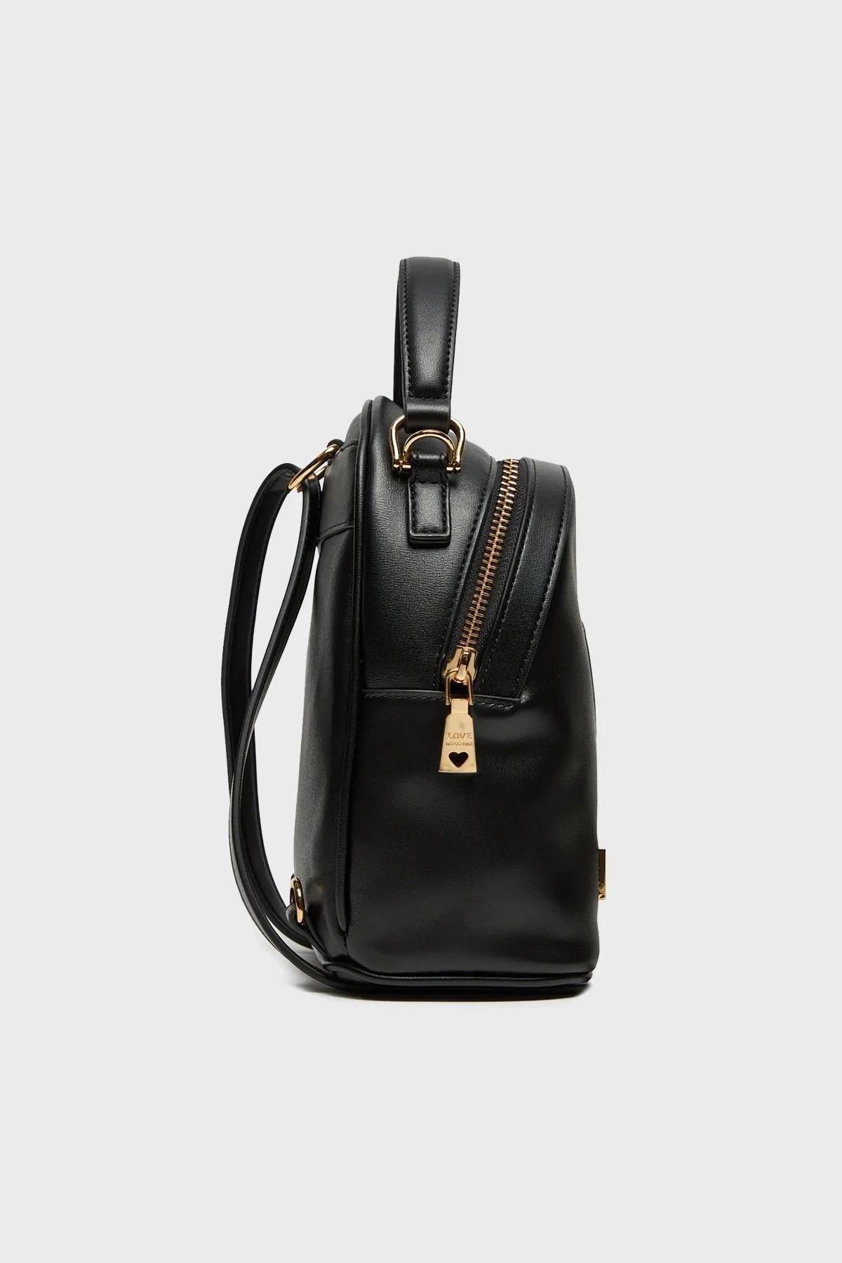 Love Moschino Logolu Ayarlanabilir Çift Askılı Bayan Sırt Çantası JC4361PP0LK1200A SİYAH - 4