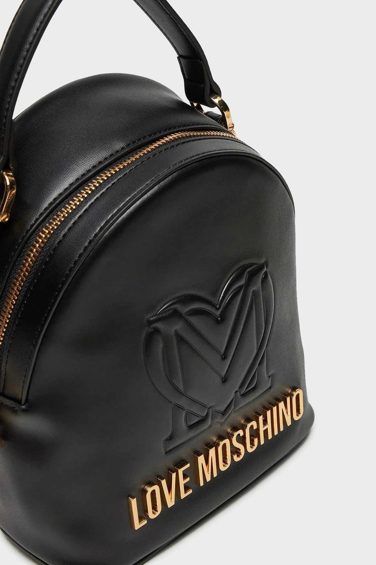 Love Moschino Logolu Ayarlanabilir Çift Askılı Bayan Sırt Çantası JC4361PP0LK1200A SİYAH - 6