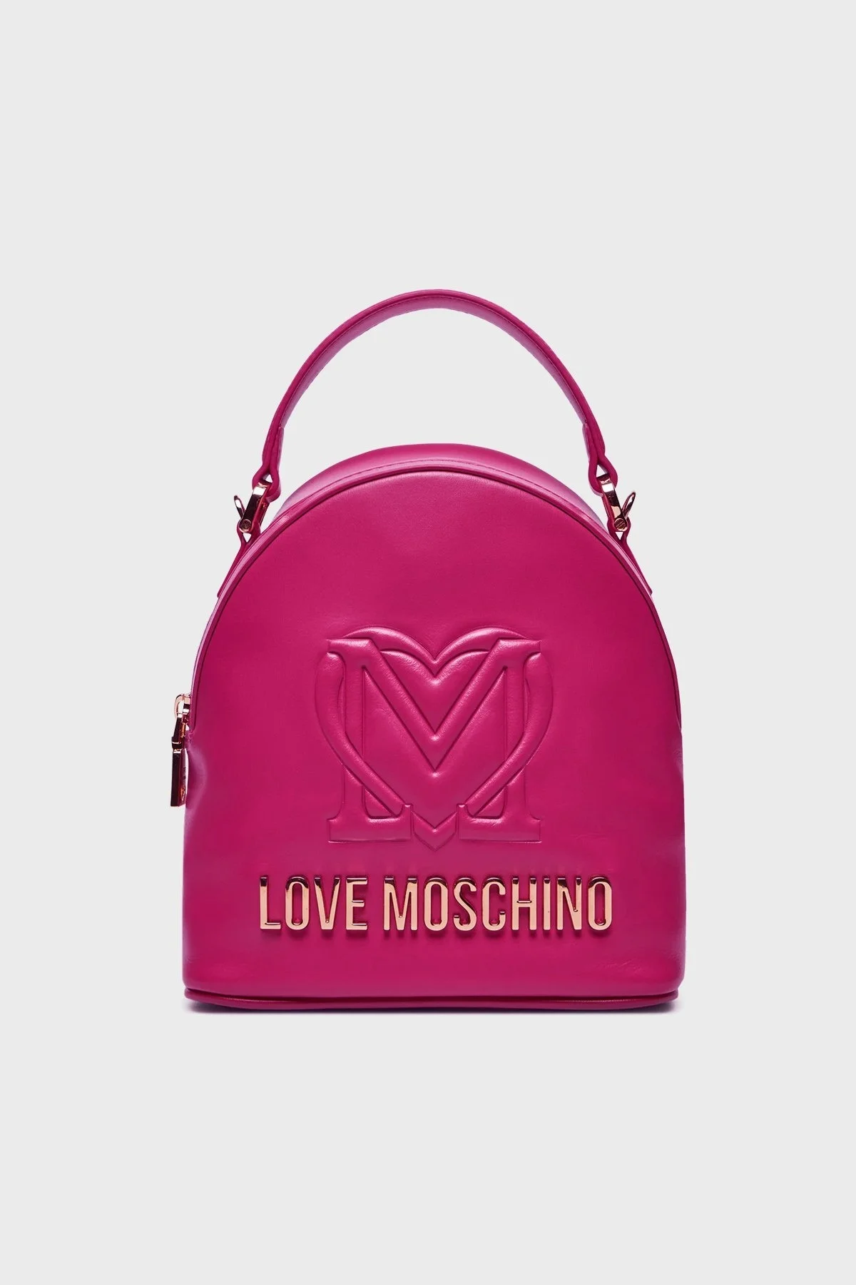 Love Moschino Logolu Ayarlanabilir Çift Askılı Bayan Sırt Çantası JC4361PP0LK1262A FUŞYA - 7