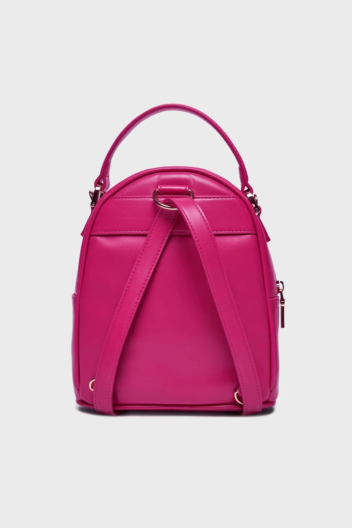 Love Moschino Logolu Ayarlanabilir Çift Askılı Bayan Sırt Çantası JC4361PP0LK1262A FUŞYA - 8