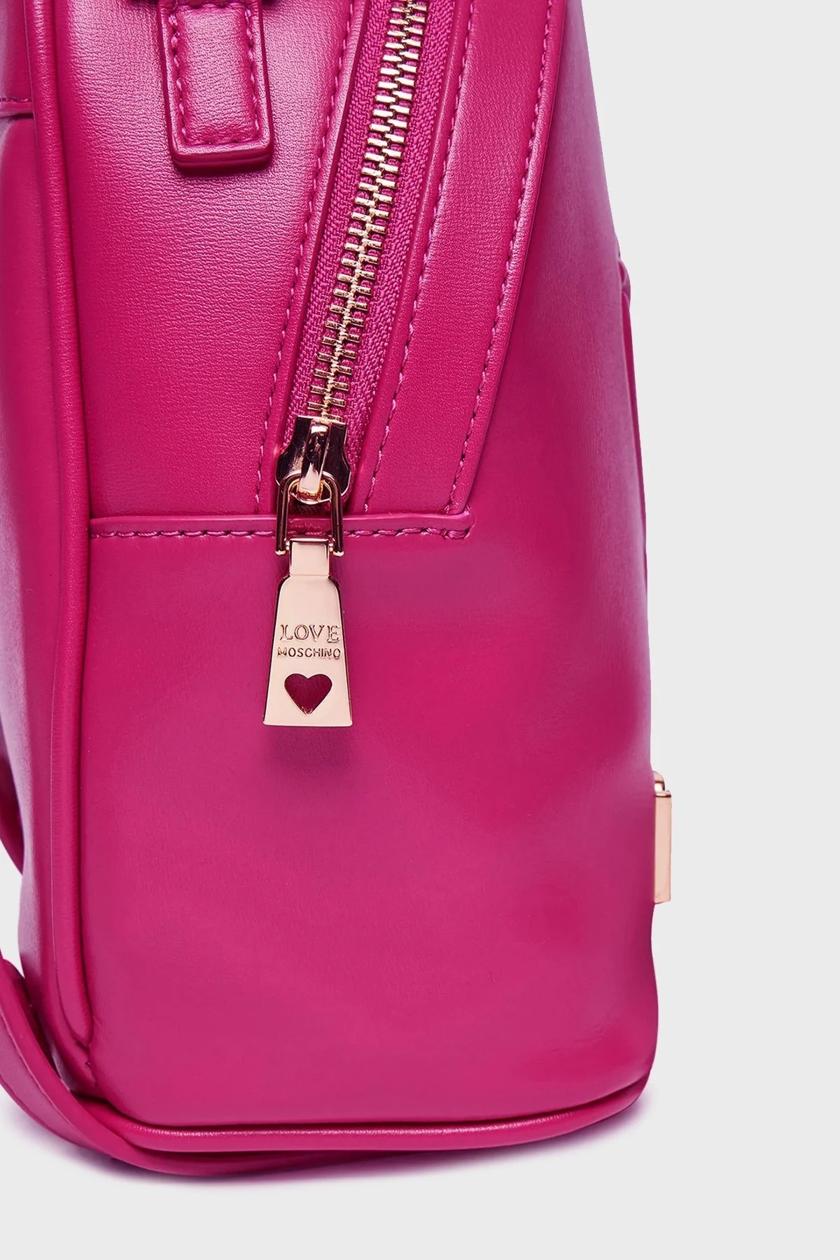 Love Moschino Logolu Ayarlanabilir Çift Askılı Bayan Sırt Çantası JC4361PP0LK1262A FUŞYA - 11