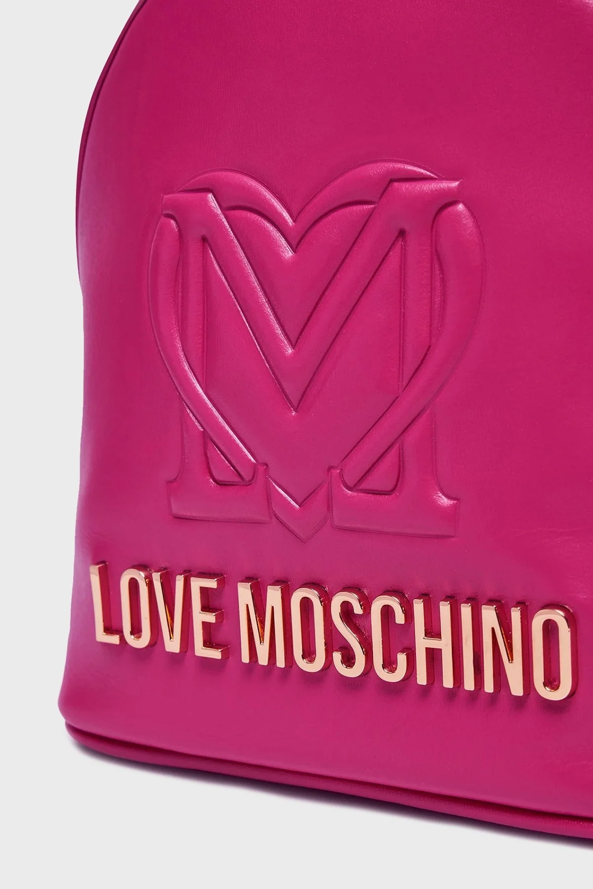 Love Moschino Logolu Ayarlanabilir Çift Askılı Bayan Sırt Çantası JC4361PP0LK1262A FUŞYA - 12