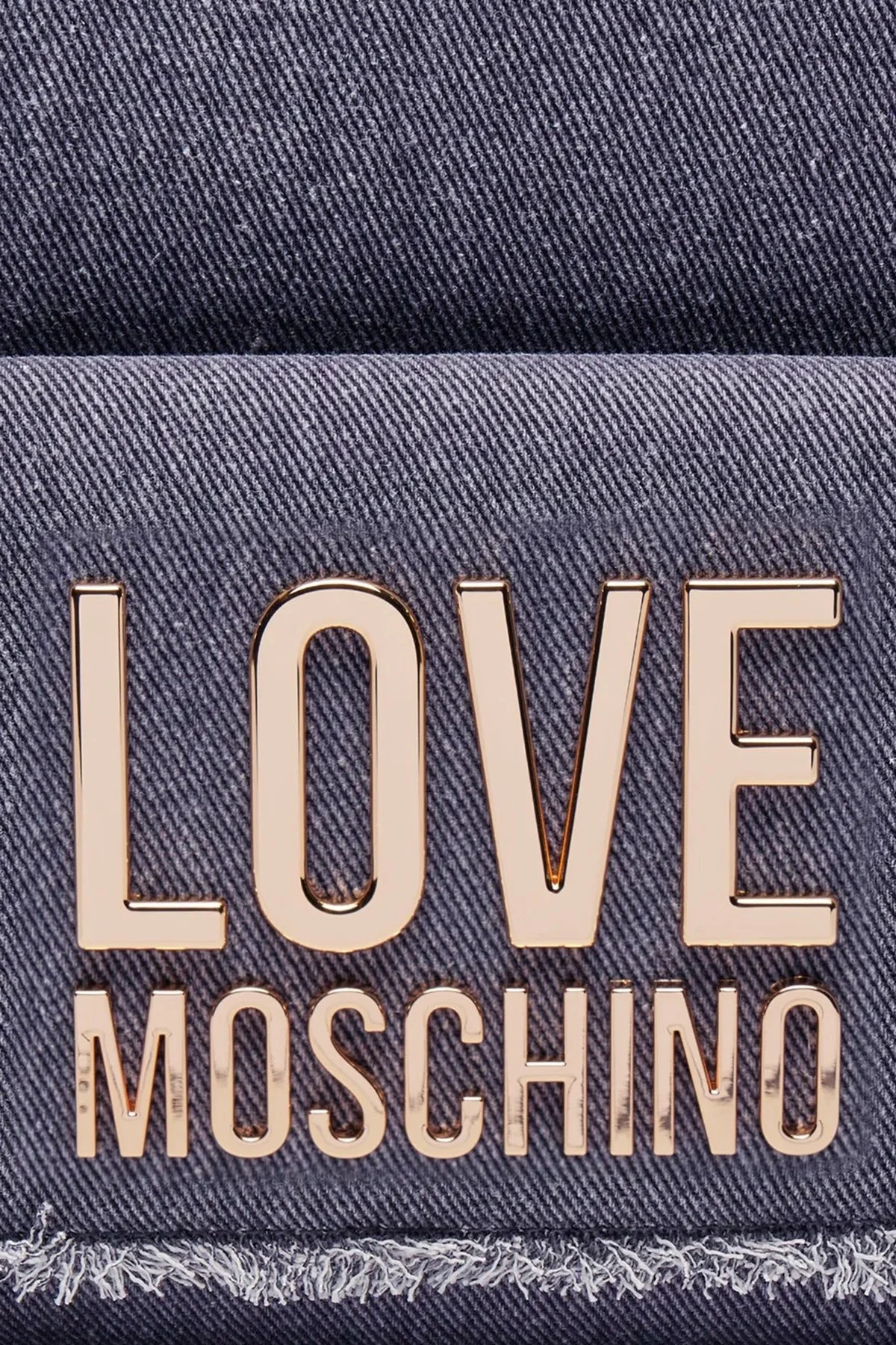 Love Moschino Logolu Ayarlanabilir Omuz Askılı Bayan Sırt Çantası JC4319PP0IKQ0765 MAVİ - 5
