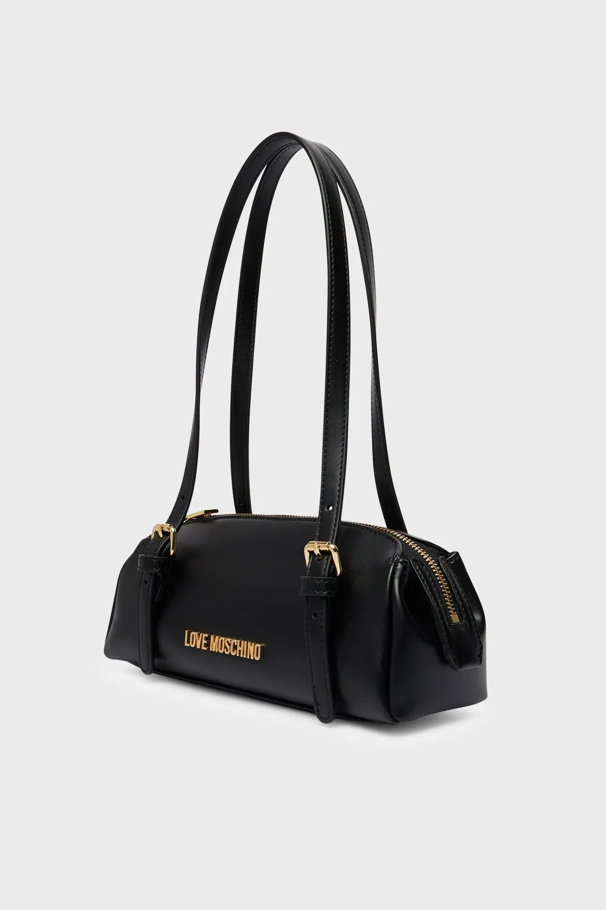 Love Moschino Logolu Ayarlanabilir Omuz Askılı Kadın Çanta JC4101PP1PLY0000 Siyah - 6