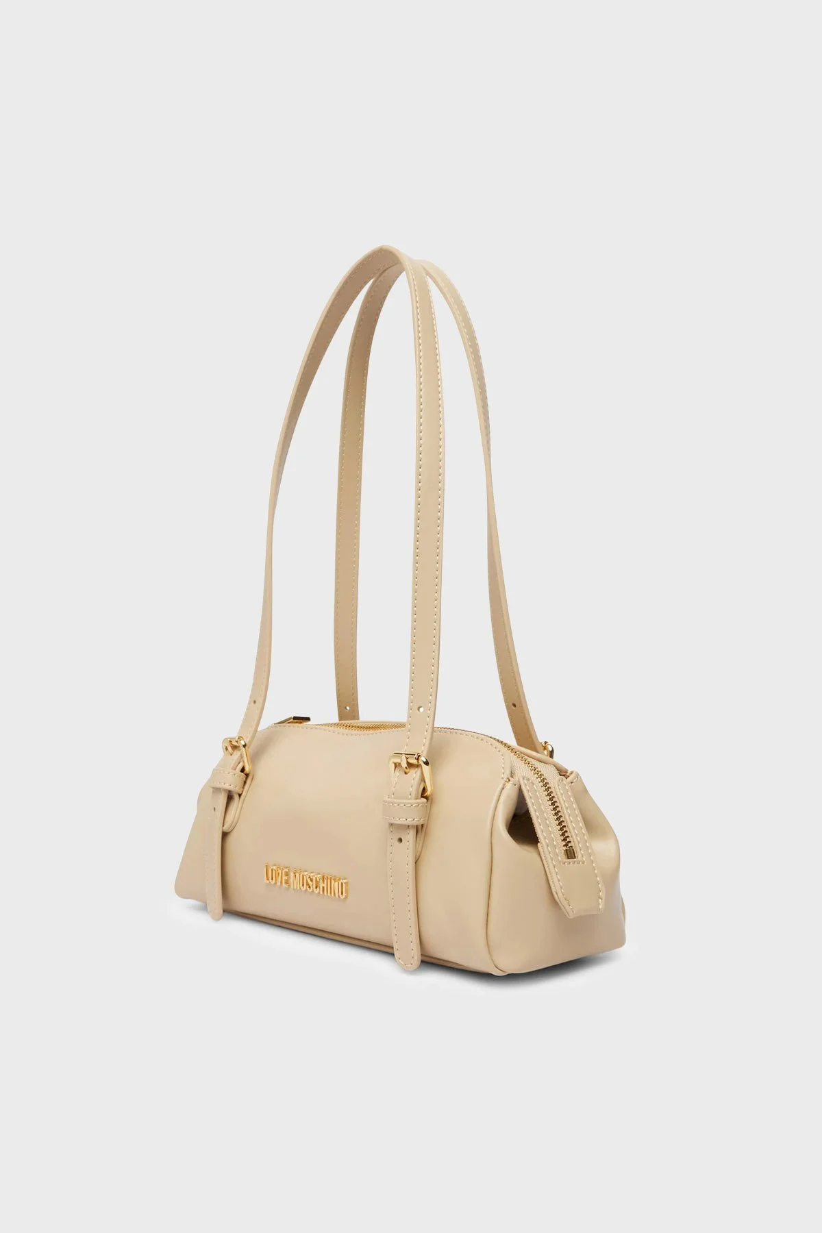 Love Moschino Logolu Ayarlanabilir Omuz Askılı Kadın Çanta JC4101PP1PLY0129 Bej - 6
