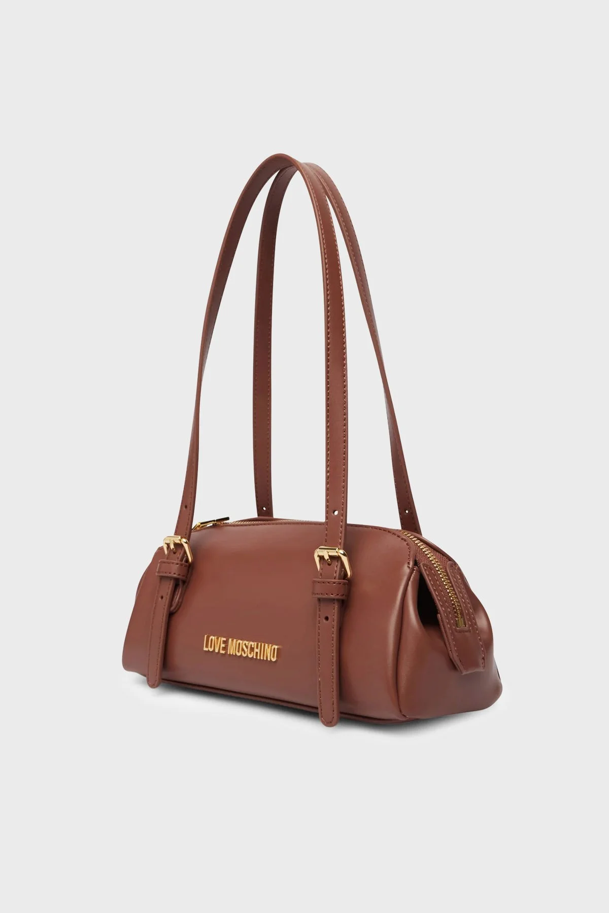 Love Moschino Logolu Ayarlanabilir Omuz Askılı Kadın Çanta JC4101PP1PLY0200 Taba - 4