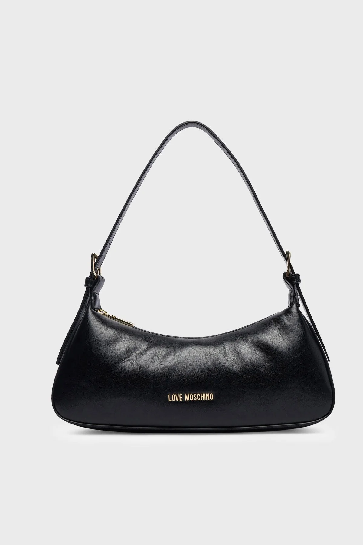 Love Moschino Logolu Ayarlanabilir Omuz Askılı Kadın Çanta JC4390PP1PKO0000 Siyah - 1