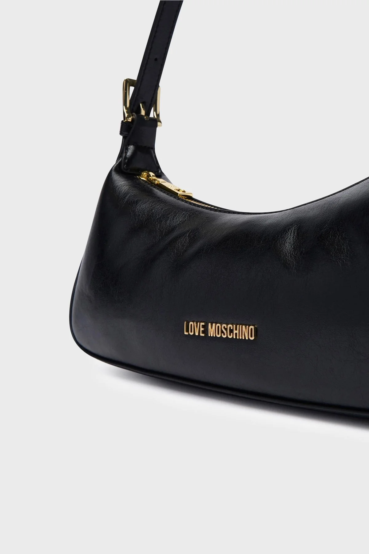 Love Moschino Logolu Ayarlanabilir Omuz Askılı Kadın Çanta JC4390PP1PKO0000 Siyah - 6