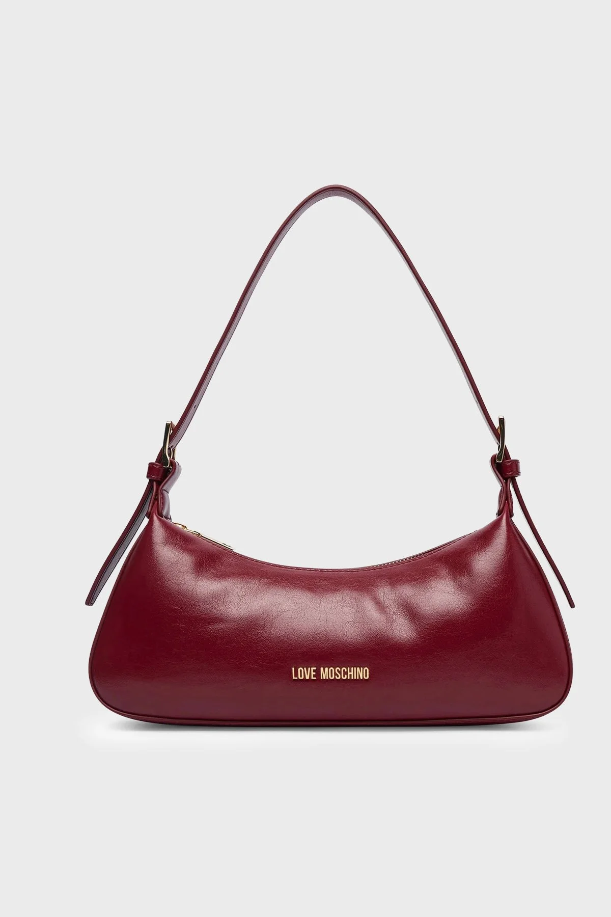 Love Moschino Logolu Ayarlanabilir Omuz Askılı Kadın Çanta JC4390PP1PKO0552 Bordo - 1