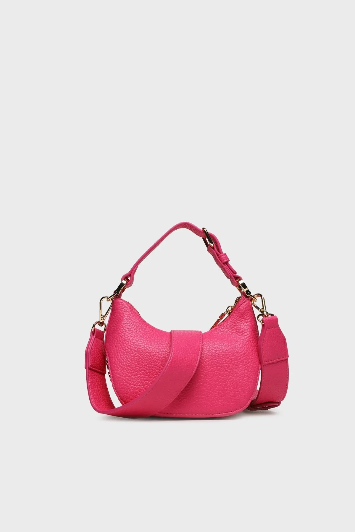 Love Moschino Logolu Ayarlanabilir Uzatma Askılı Bayan Çanta JC4019PP1HLT0615 FUŞYA - 4