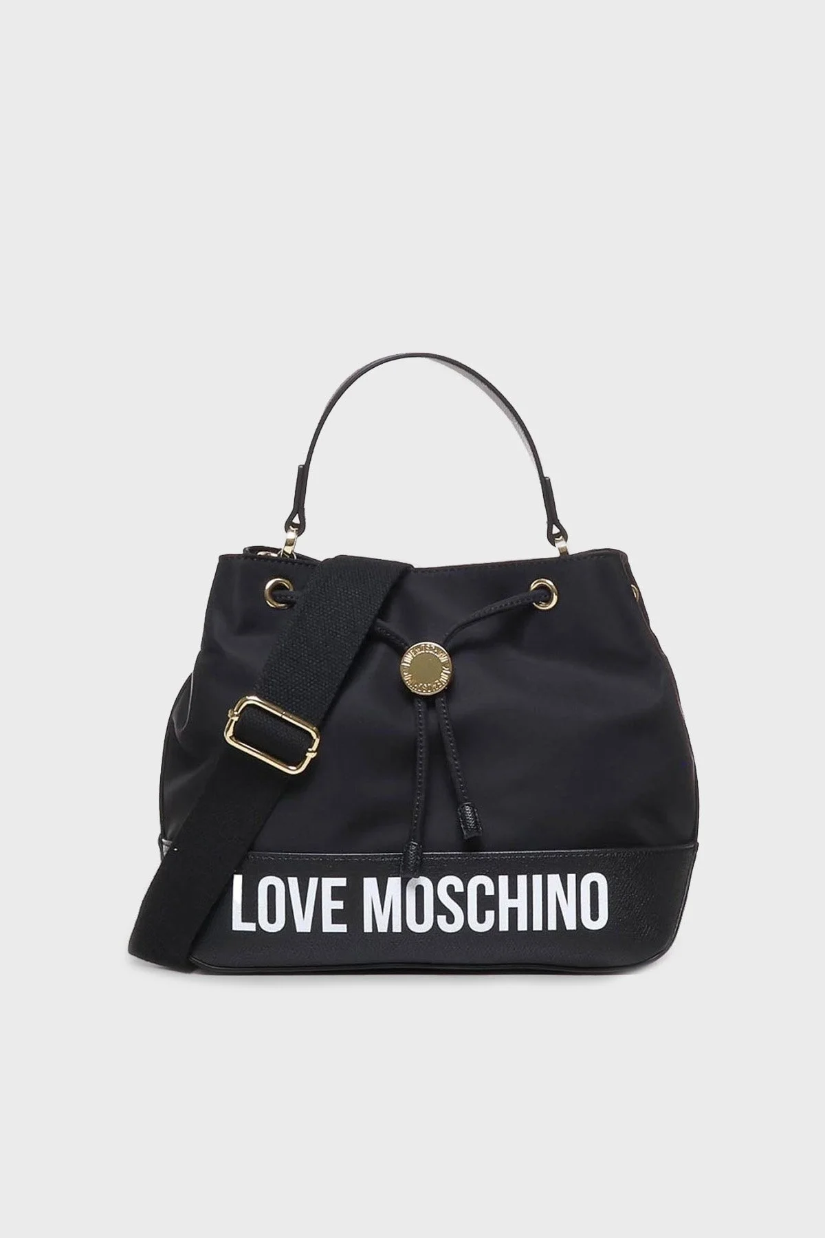 Love Moschino Logolu Ayarlanabilir Uzatma Askılı Bayan Çanta JC4252PP0IKE100A SİYAH - 1