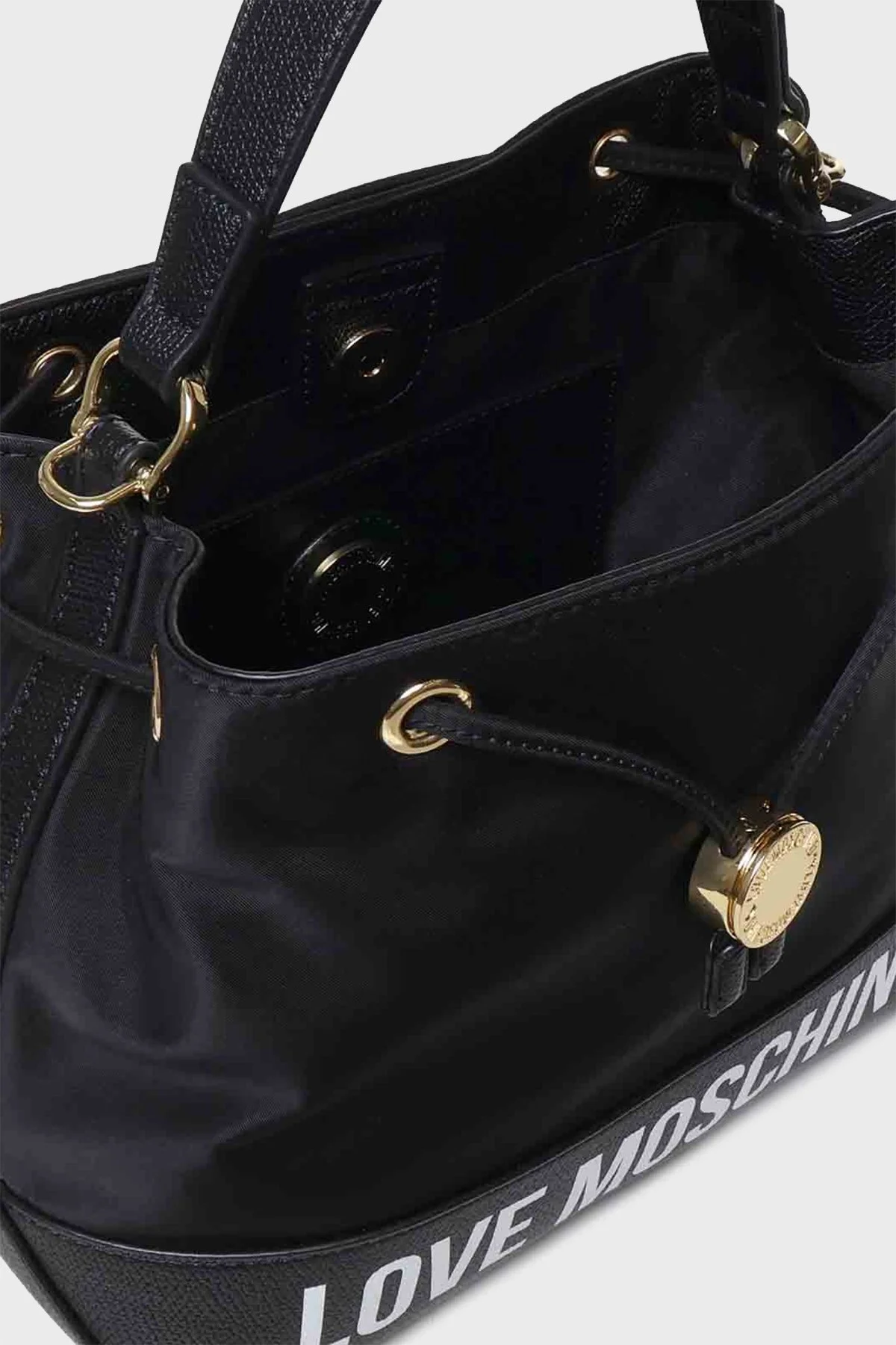 Love Moschino Logolu Ayarlanabilir Uzatma Askılı Bayan Çanta JC4252PP0IKE100A SİYAH - 4