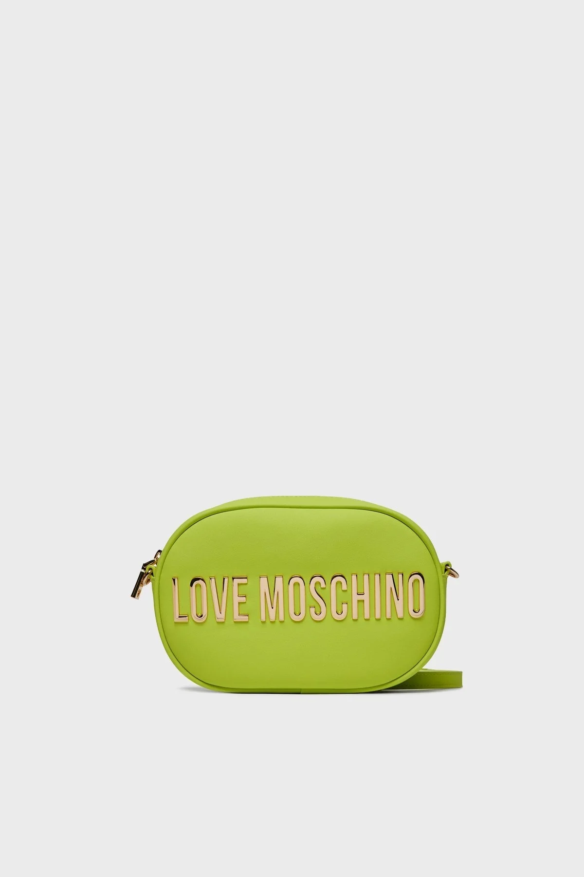Love Moschino Logolu Ayarlanabilir ve Çıkarılabilir Askılı Bayan Çanta JC4199PP1IKD0404 FISTIK YEŞİL - 1