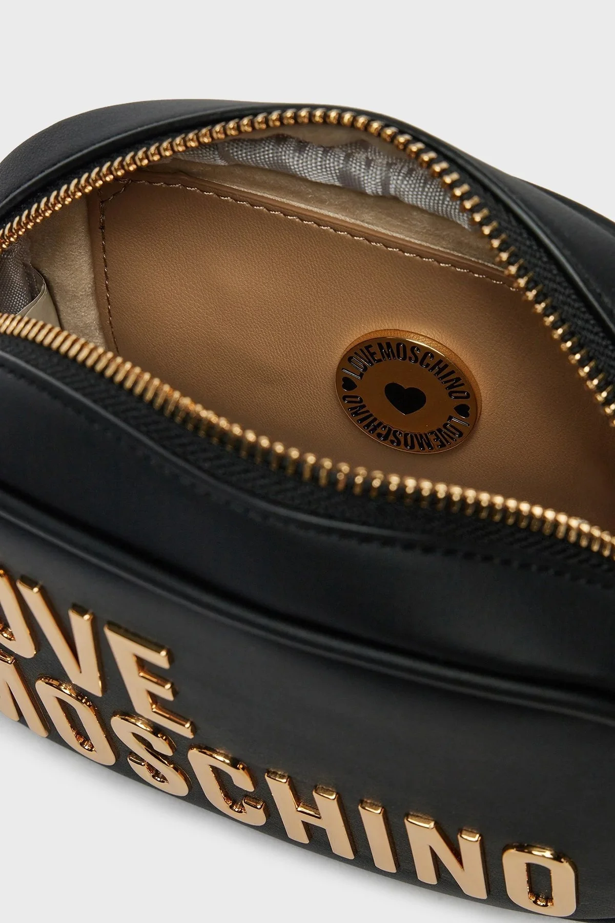 Love Moschino Logolu Ayarlanabilir Zincir Askılı Bayan Çanta JC4026PP1MKD0000 SİYAH - 3