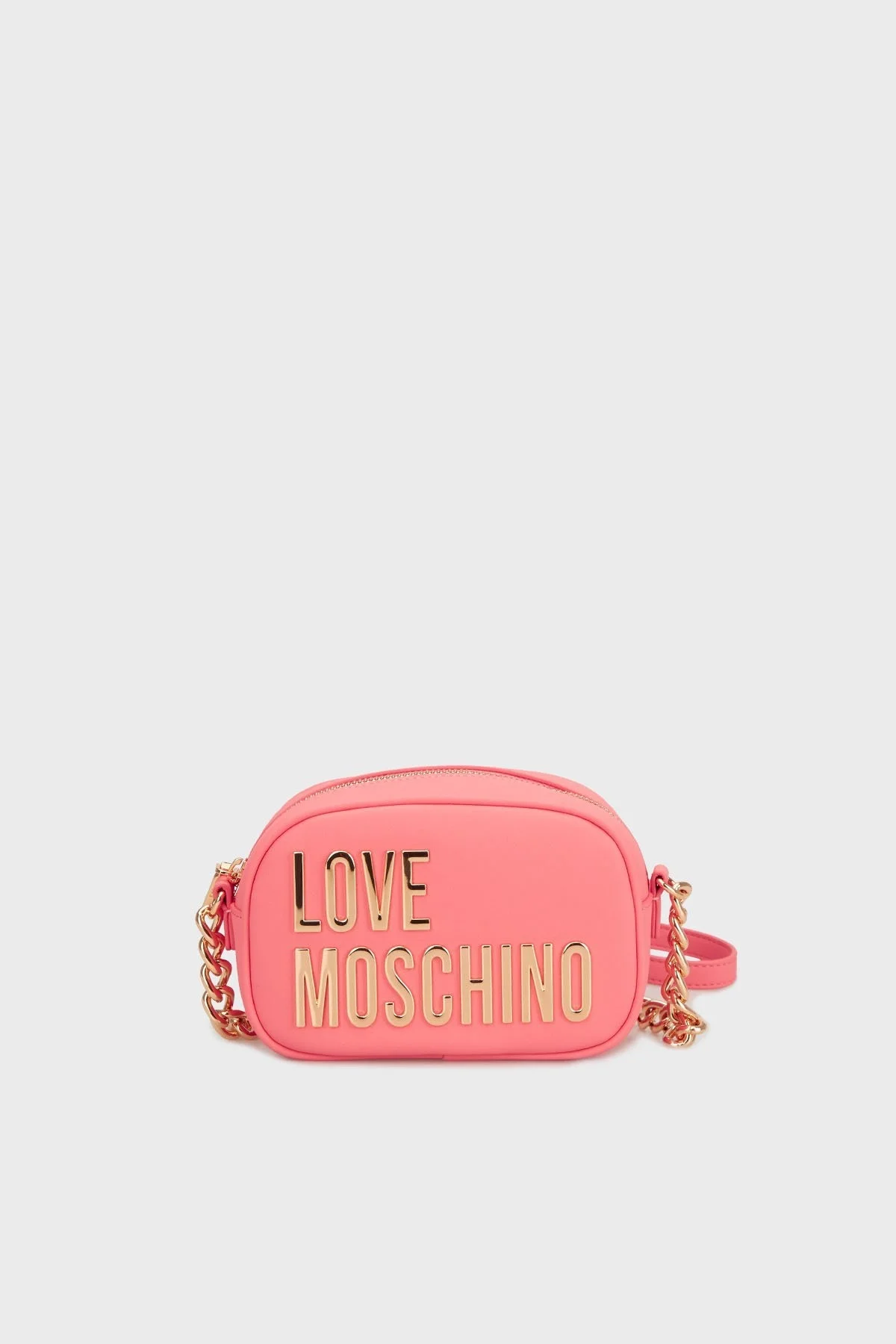 Love Moschino Logolu Ayarlanabilir Zincir Askılı Bayan Çanta JC4026PP1MKD0464 PEMBE - 5