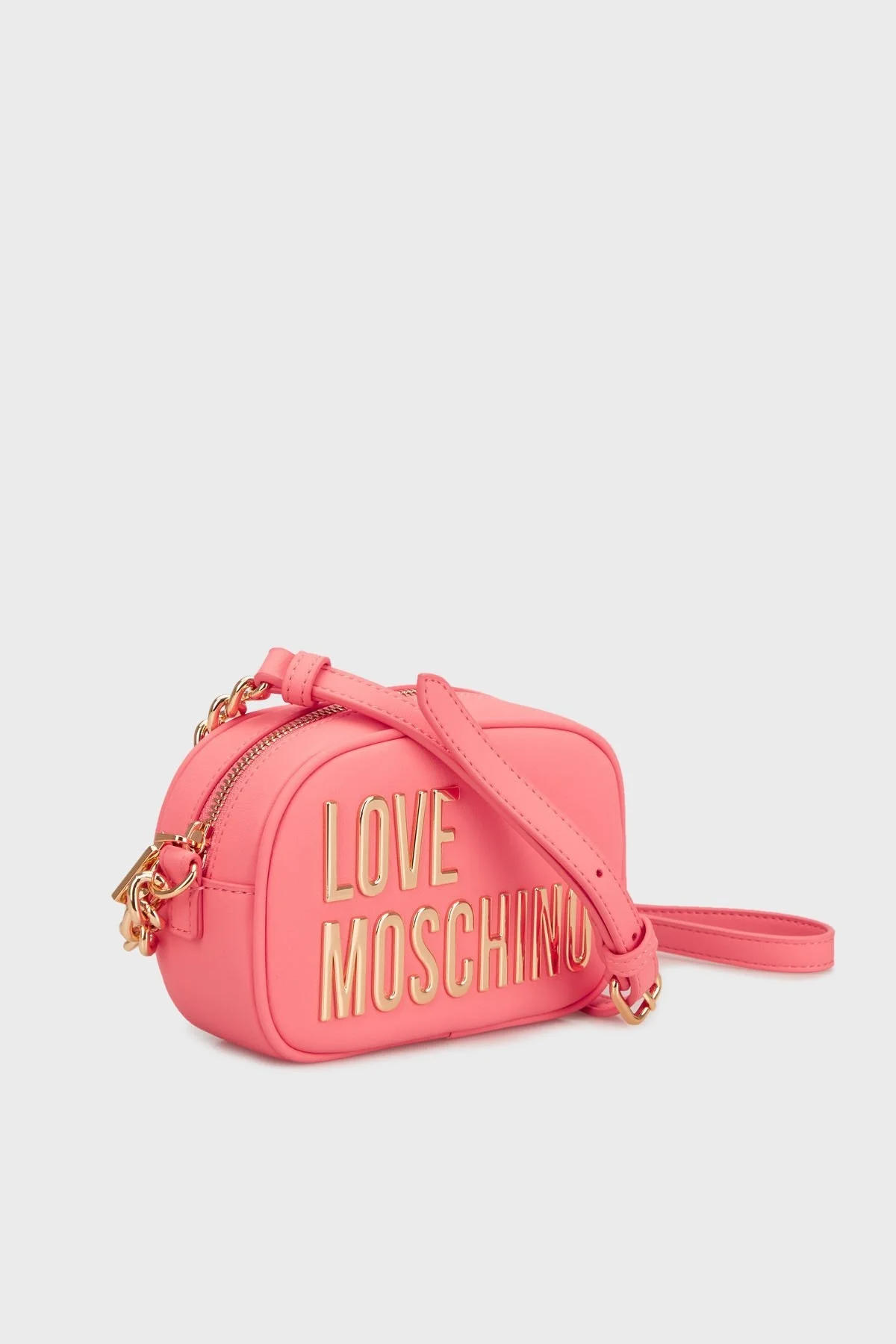 Love Moschino Logolu Ayarlanabilir Zincir Askılı Bayan Çanta JC4026PP1MKD0464 PEMBE - 7