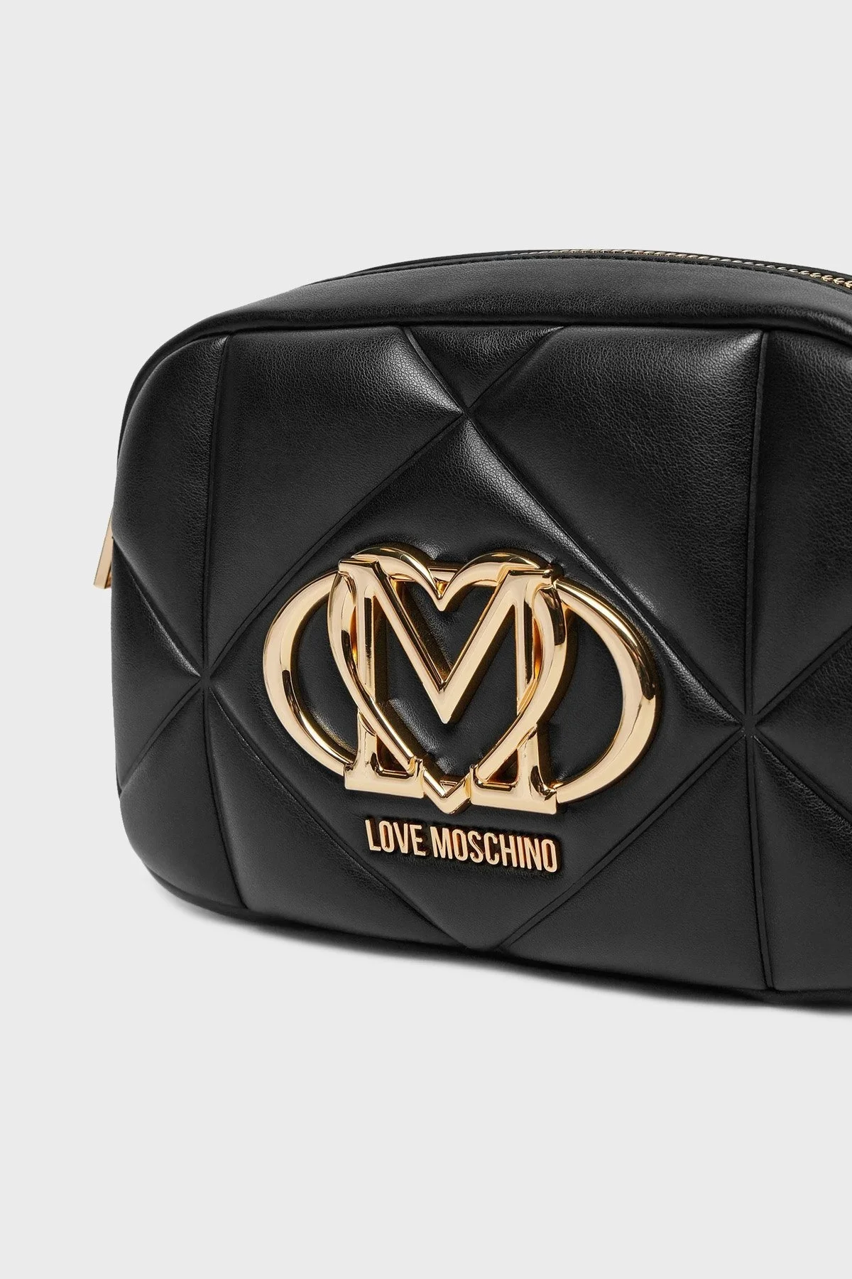 Love Moschino Logolu Ayarlanabilir Zincir Askılı Bayan Çanta JC4038PP1MLC0000 SİYAH - 4