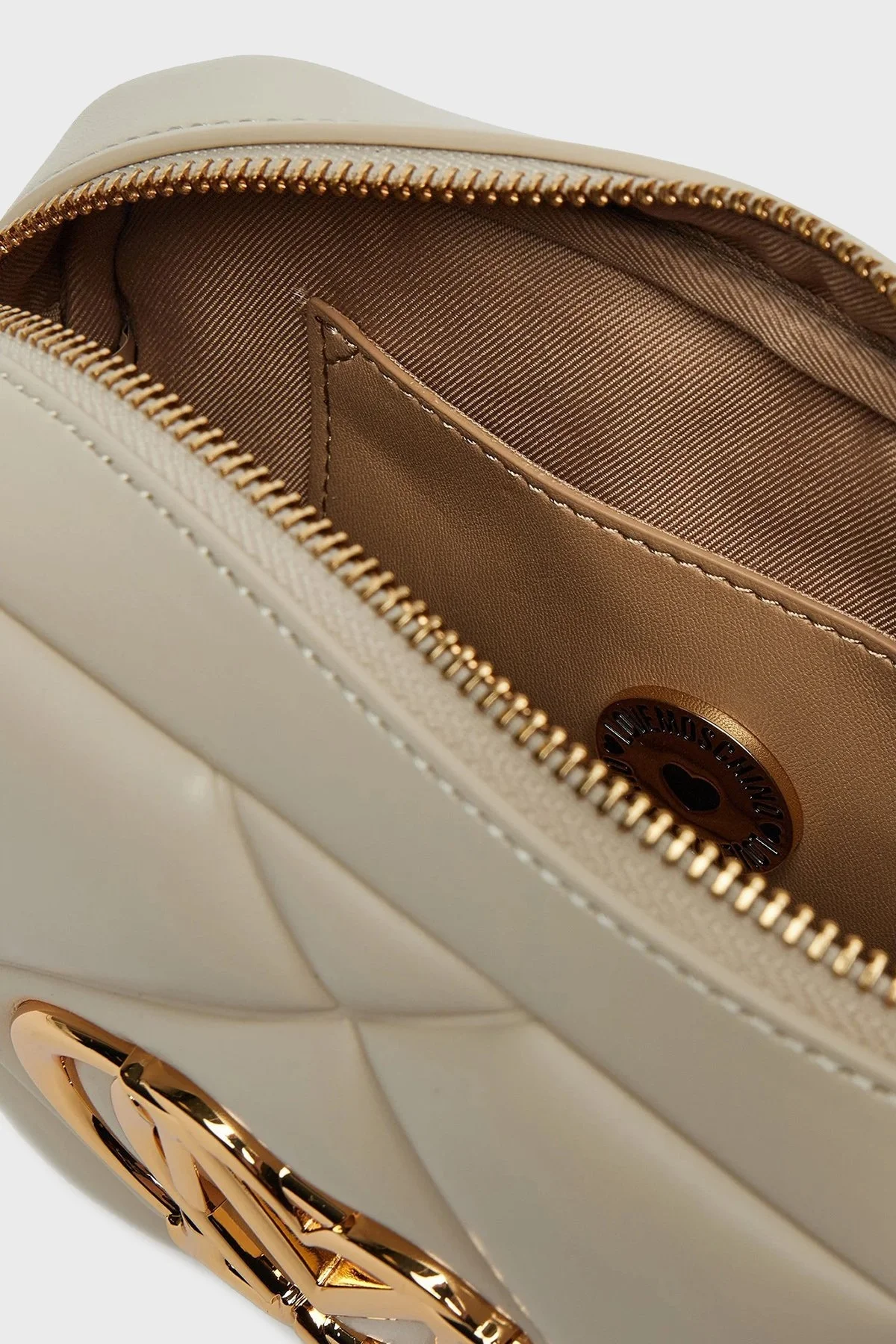 Love Moschino Logolu Ayarlanabilir Zincir Askılı Bayan Çanta JC4038PP1MLC0110 KREM - 7