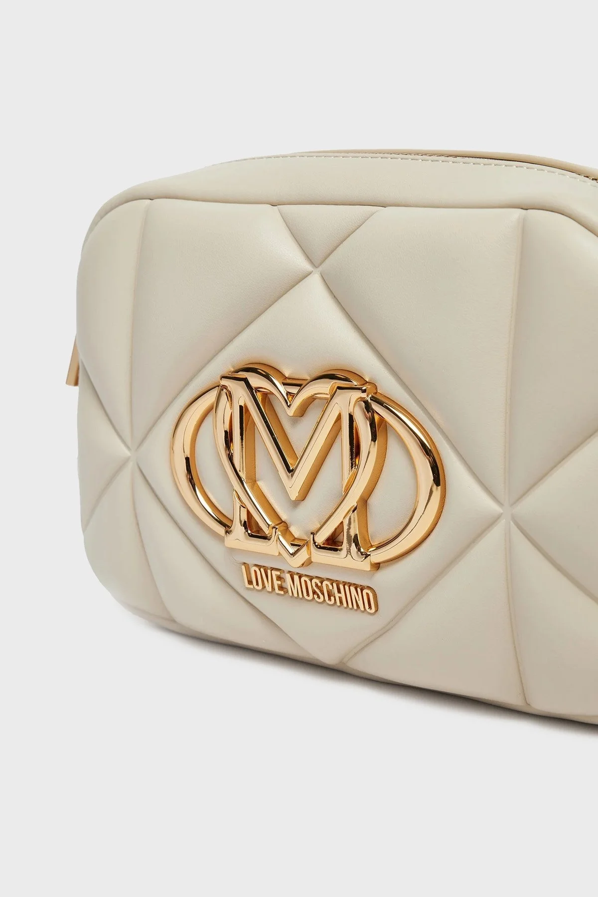 Love Moschino Logolu Ayarlanabilir Zincir Askılı Bayan Çanta JC4038PP1MLC0110 KREM - 8