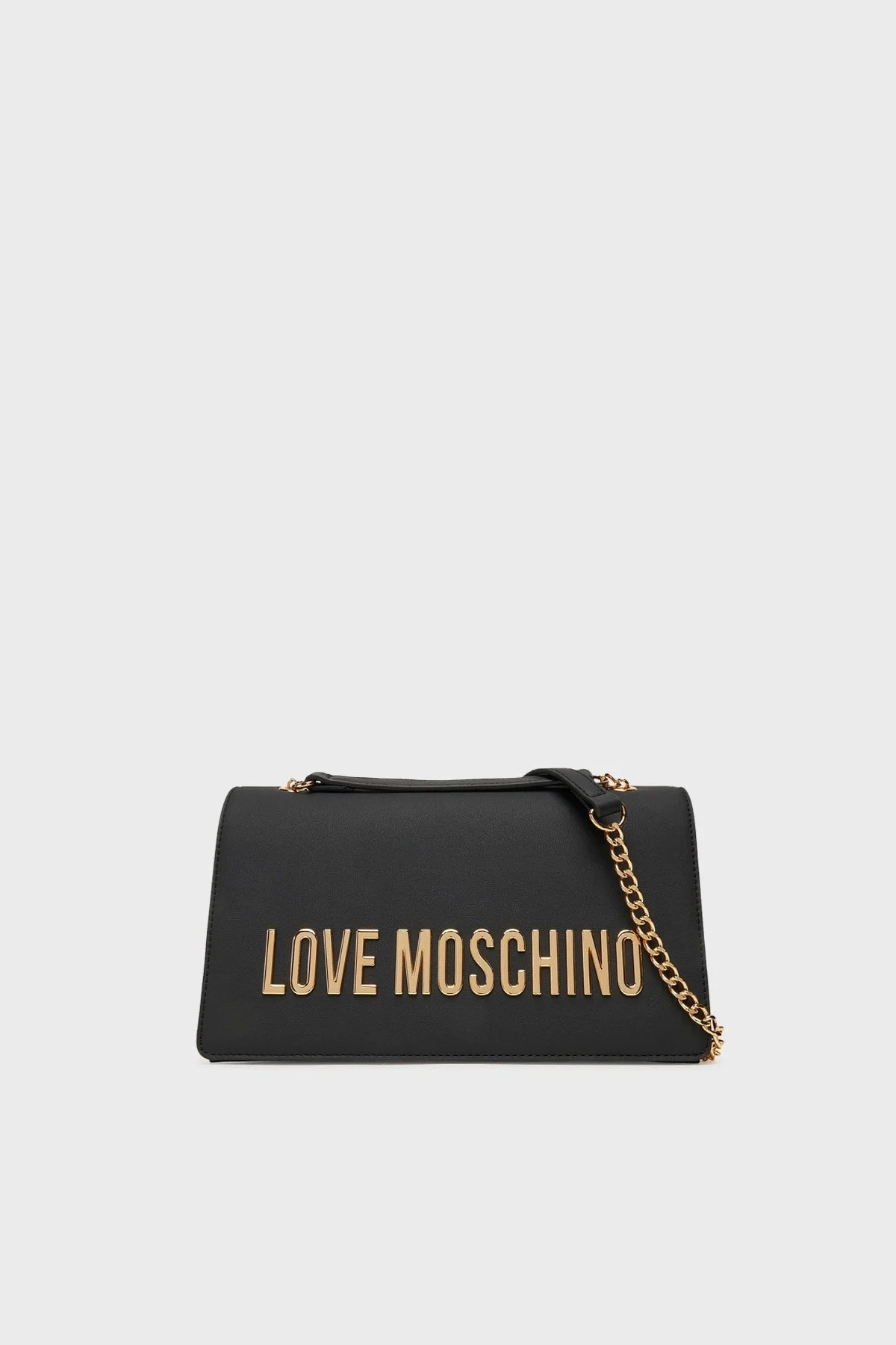 Love Moschino Logolu Ayarlanabilir Zincir Askılı Bayan Çanta JC4192PP1NKD0000 SİYAH - 1