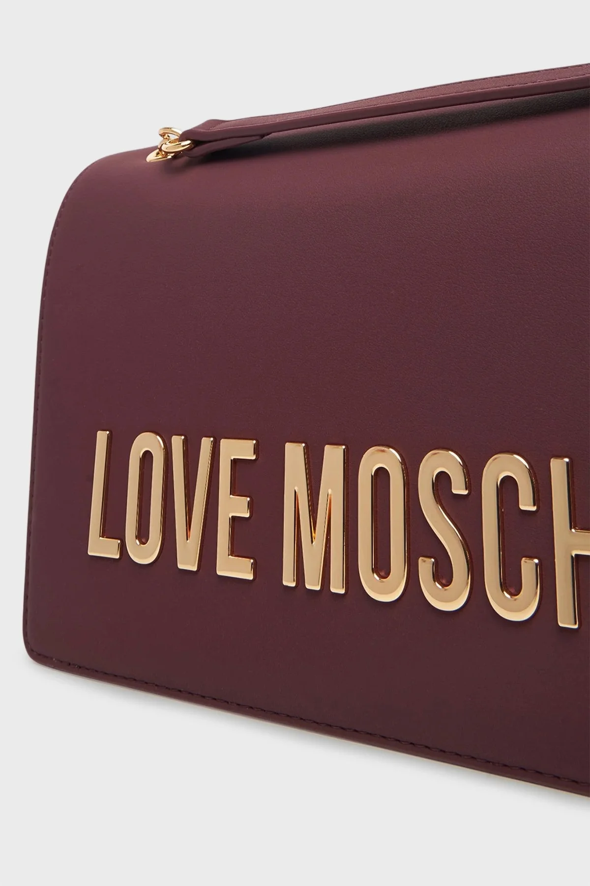 Love Moschino Logolu Ayarlanabilir Zincir Askılı Bayan Çanta JC4192PP1NKD0552 MOR - 6