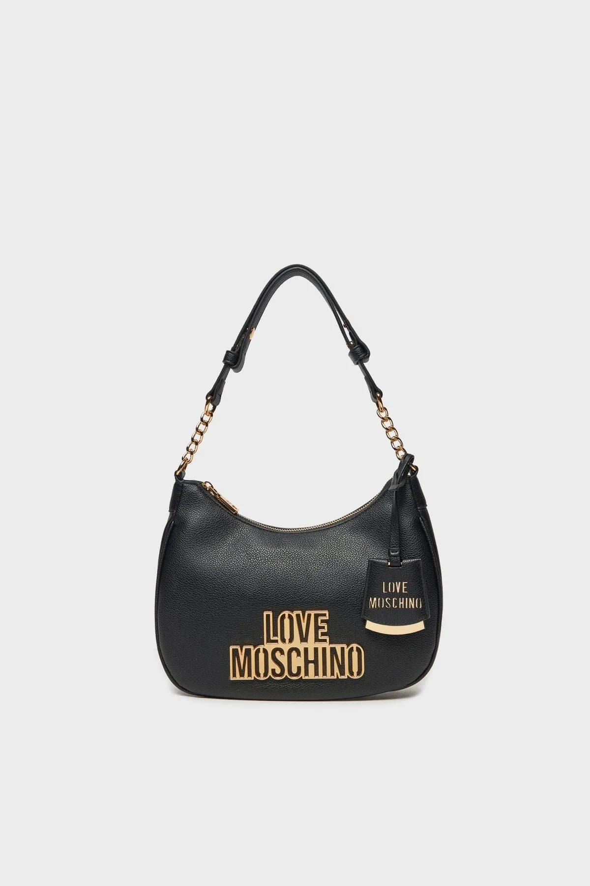 Love Moschino Logolu Ayarlanabilir Zincir Askılı Bayan Çanta JC4335PP0LKO0000 SİYAH - 6