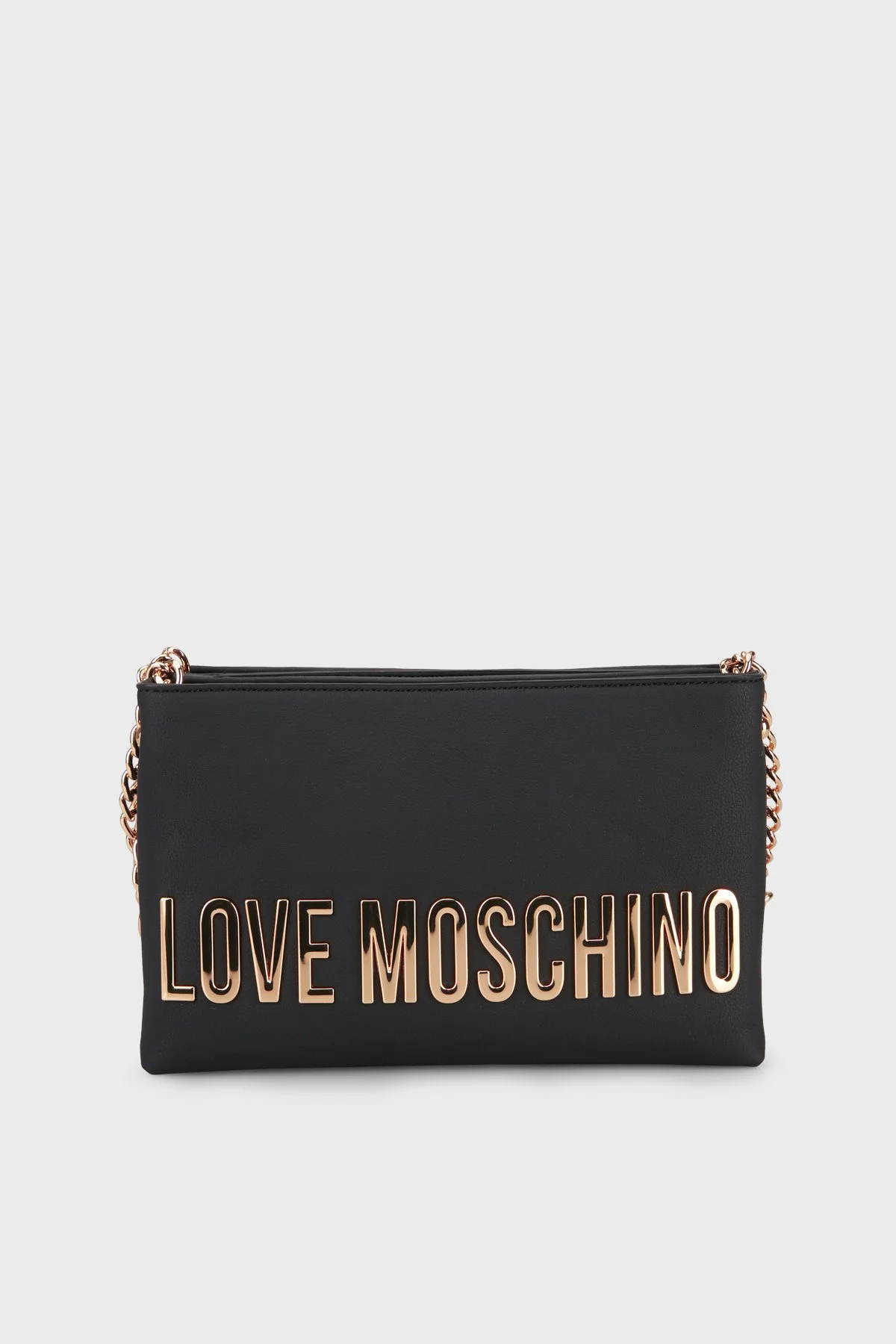 Love Moschino Logolu Ayarlanabilir Zincir Askılı Kadın Çanta JC4110PP1OKD0000 SİYAH - 1