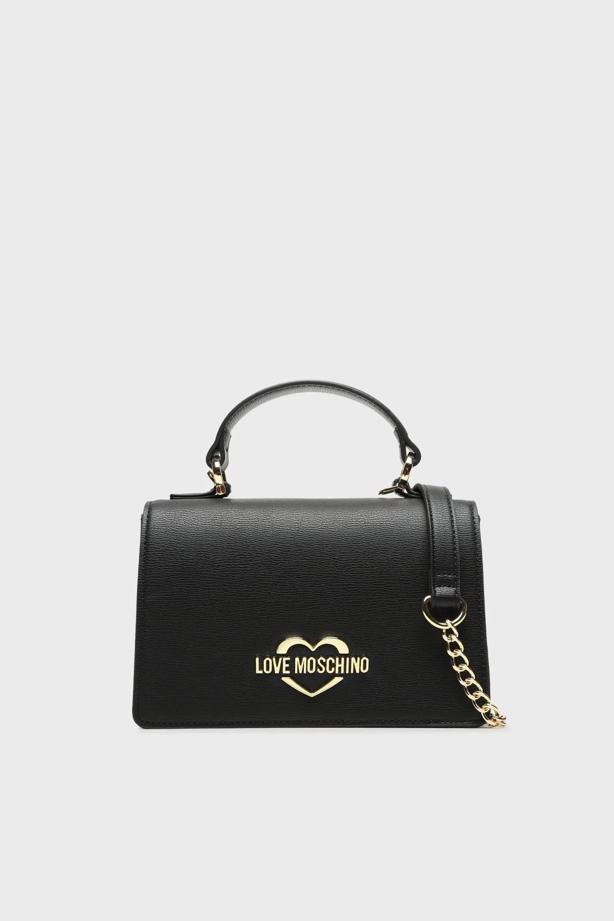 Love Moschino Logolu Ayarlanabillir Ve Çıkarılabilir Omuz Askılı Bayan Çanta JC4081PP1HLD0000 SİYAH - 1