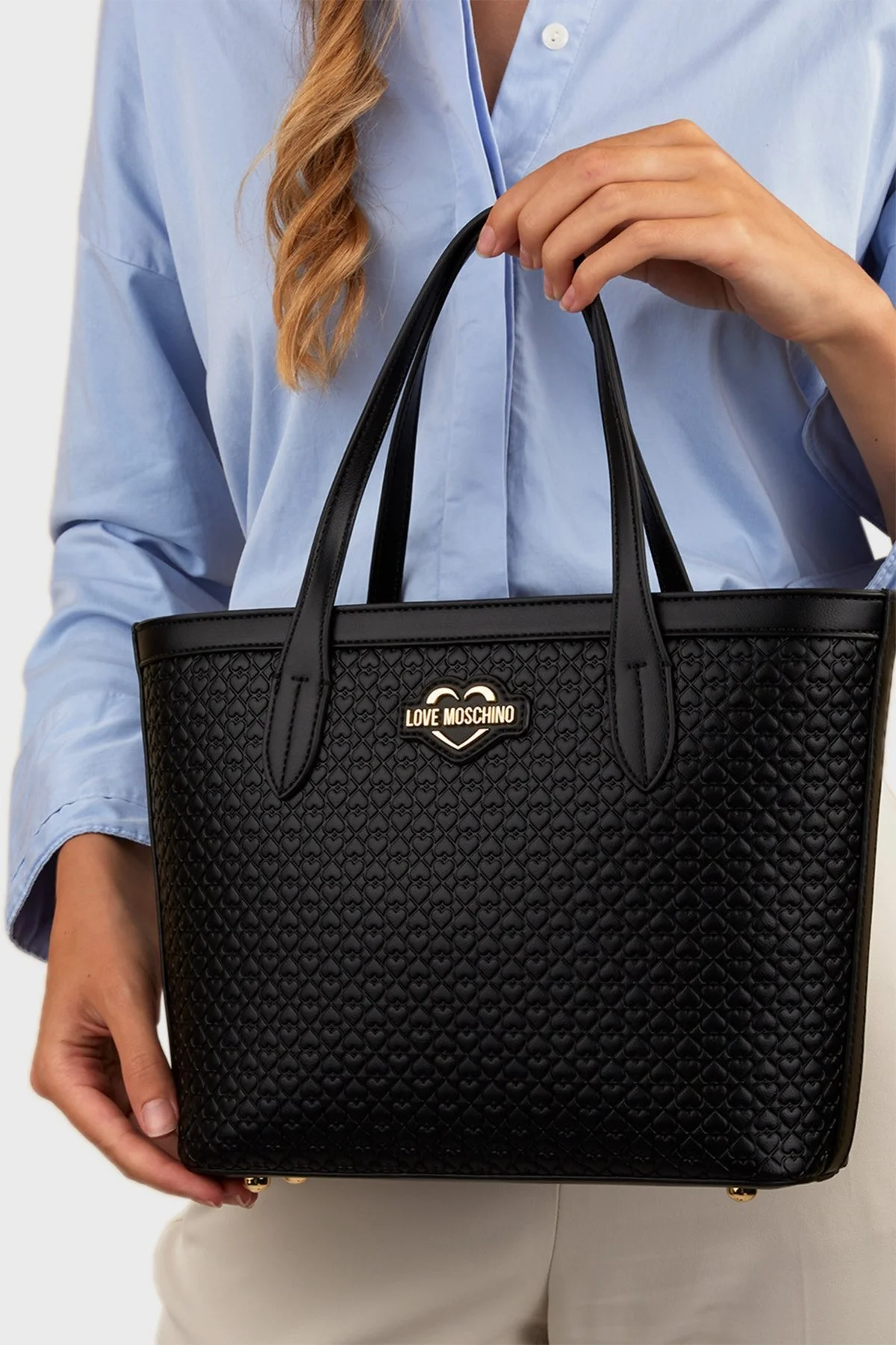 Love Moschino Logolu Bayan Çanta JC4355PP0FKF0000 SİYAH - 2