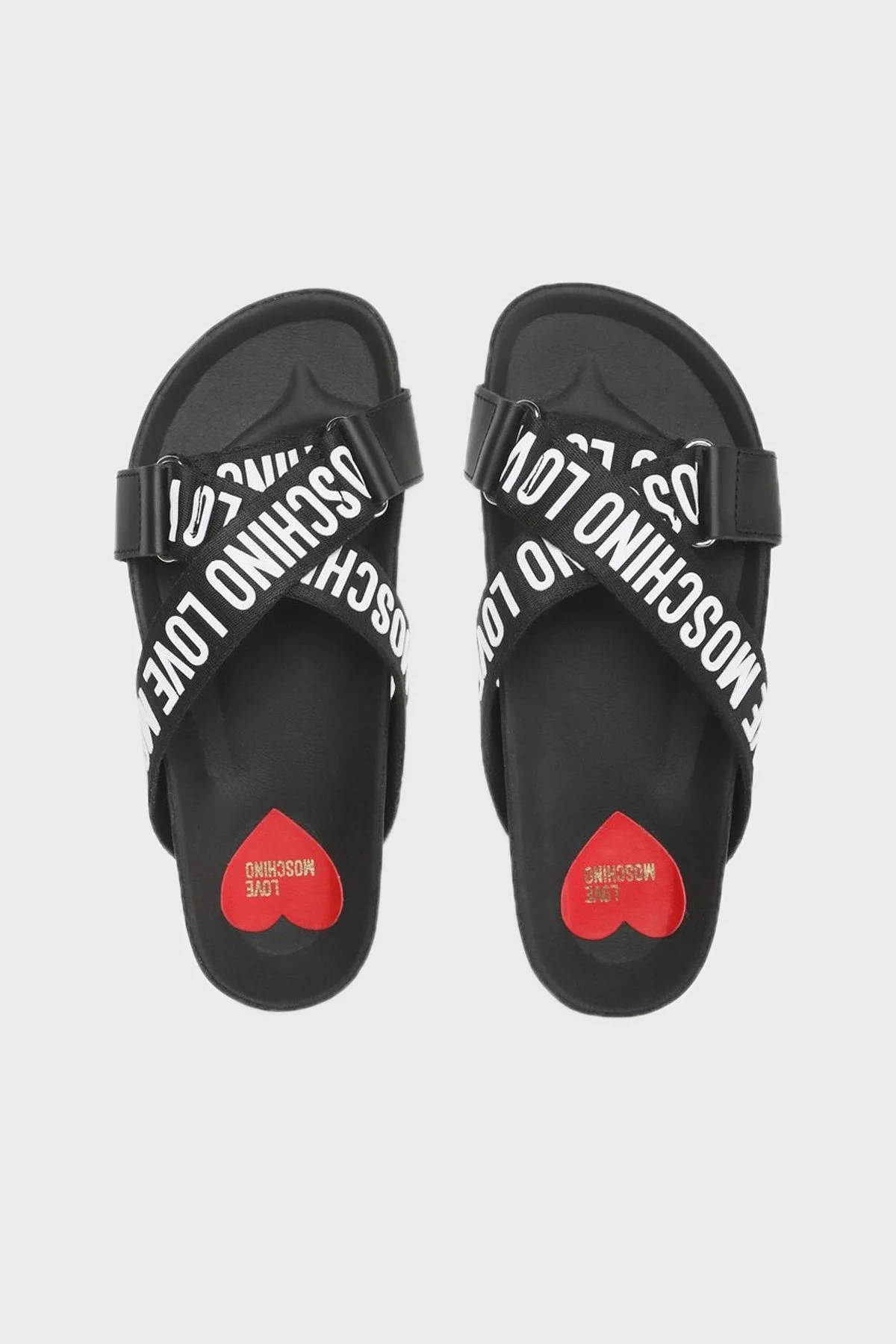 Love Moschino Logolu Bayan Terlik JA28204G1GIX100A SİYAH - 5