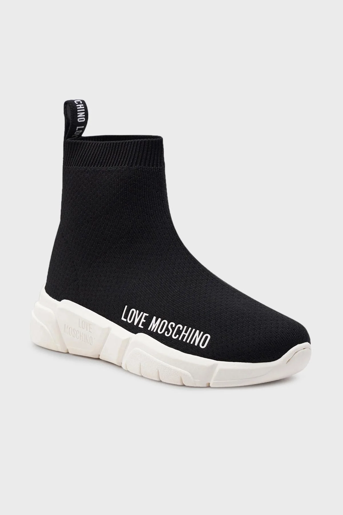 Love Moschino Logolu Bilekli Sneaker Bayan Ayakkabı JA15343G1IIZ4000 SİYAH - 6