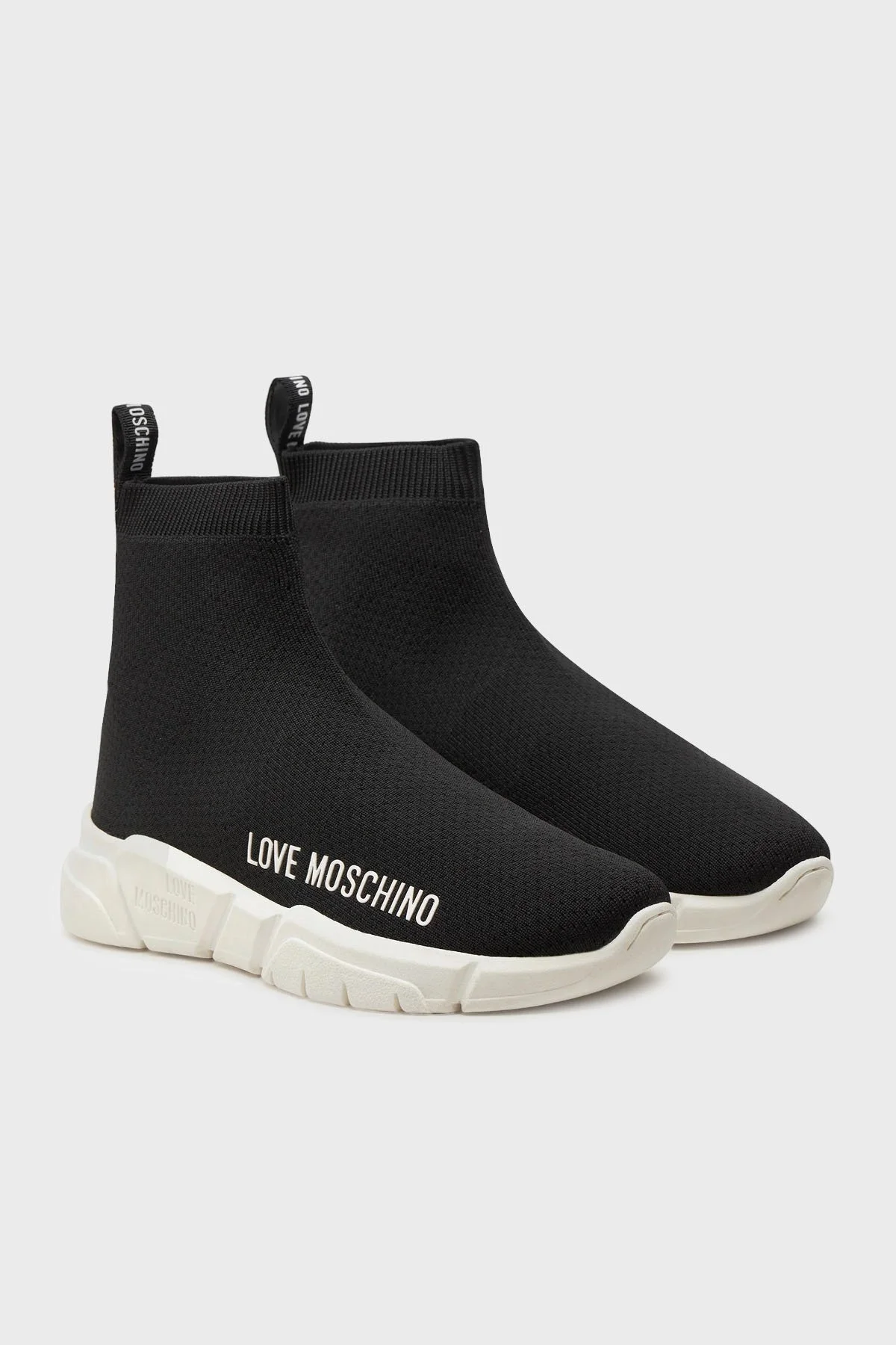 Love Moschino Logolu Bilekli Sneaker Bayan Ayakkabı JA15343G1LIZ4000 SİYAH - 2