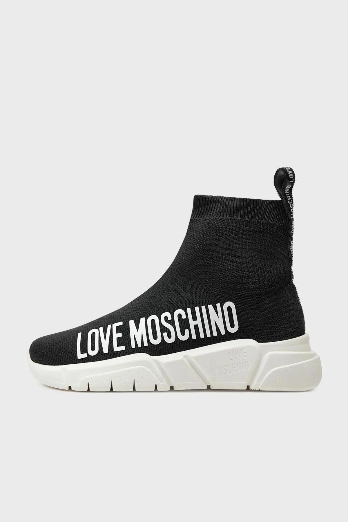 Love Moschino Logolu Bilekli Sneaker Bayan Ayakkabı JA15433G1IIZ6000 SİYAH - 2