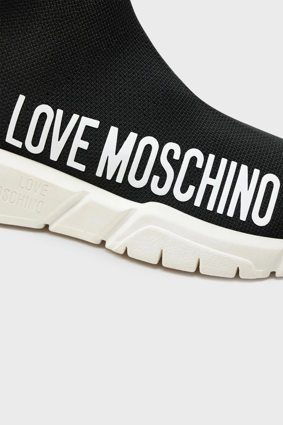 Love Moschino Logolu Bilekli Sneaker Bayan Ayakkabı JA15433G1IIZ6000 SİYAH - 5