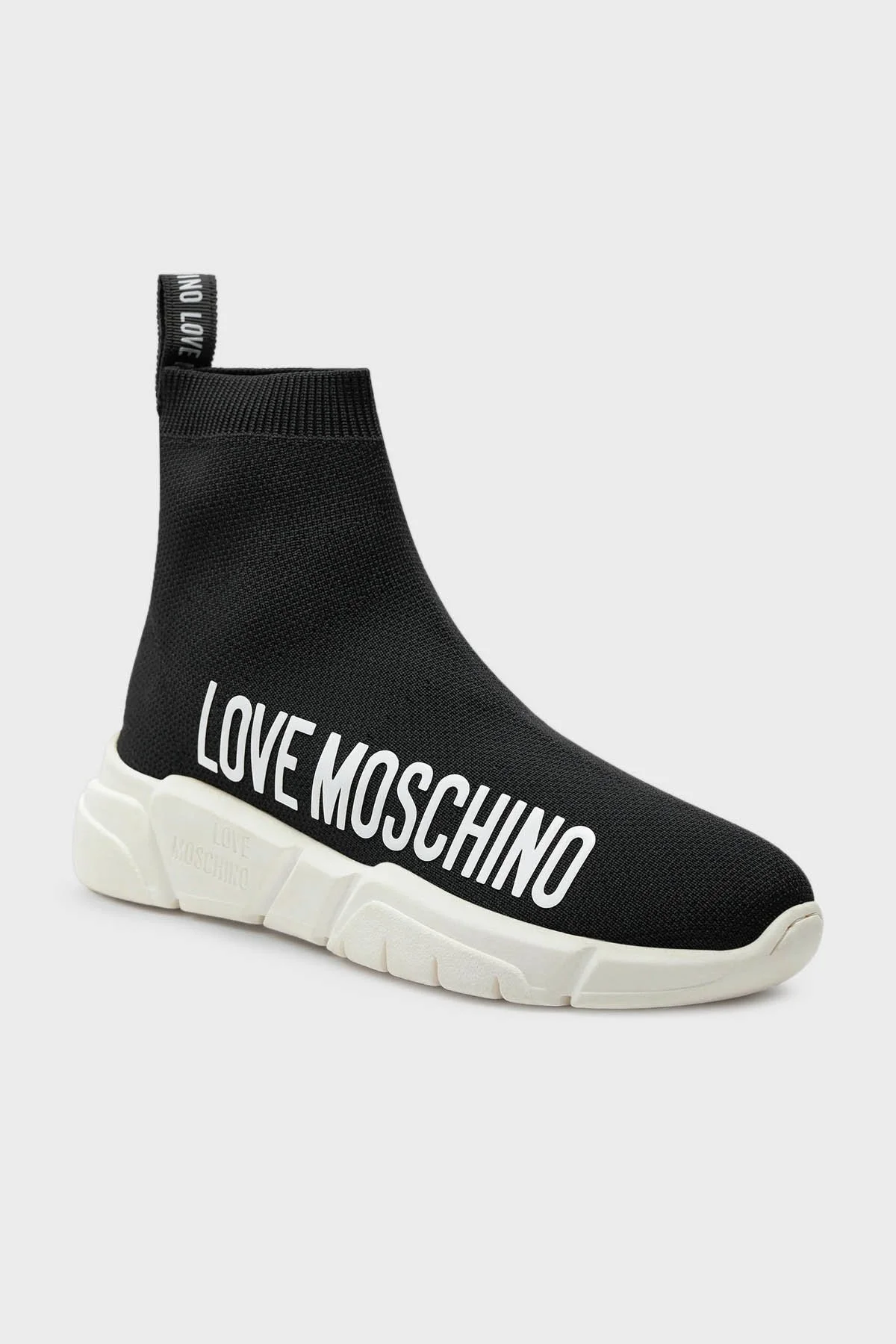 Love Moschino Logolu Bilekli Sneaker Bayan Ayakkabı JA15433G1IIZ6000 SİYAH - 6