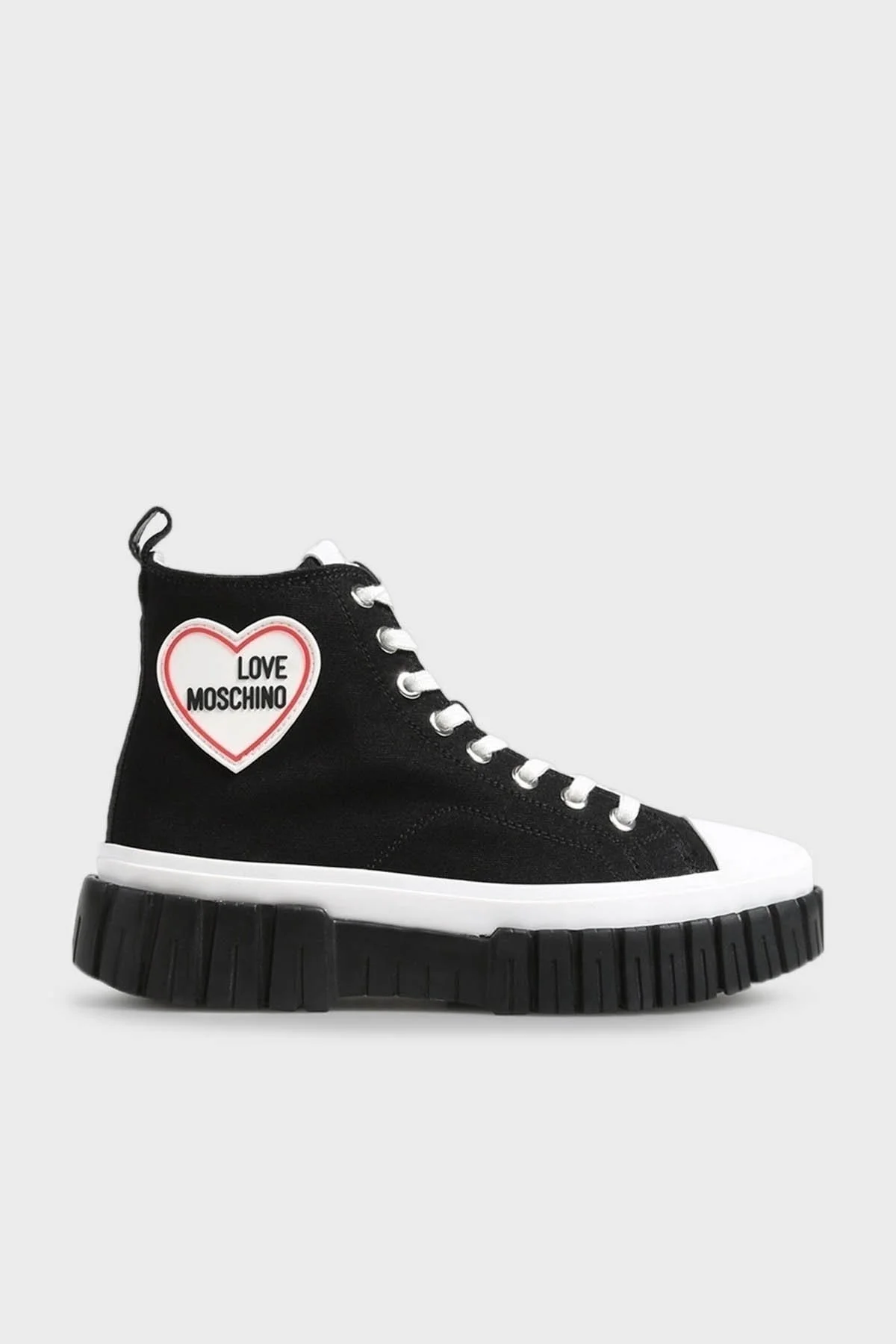 Love Moschino Logolu Bilekli Sneaker Bayan Ayakkabı JA15595G1GJH0000 SİYAH - 1