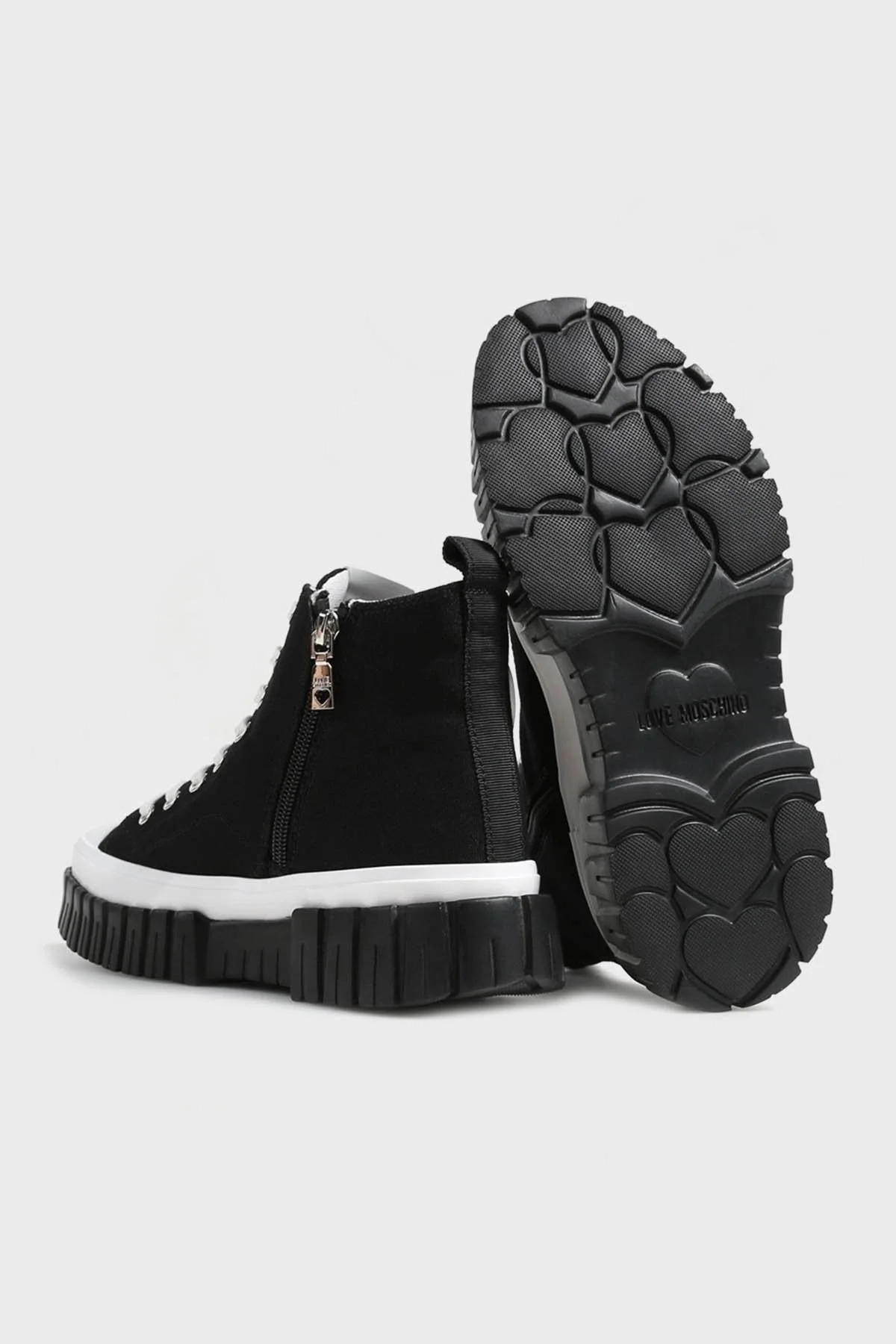 Love Moschino Logolu Bilekli Sneaker Bayan Ayakkabı JA15595G1GJH0000 SİYAH - 3