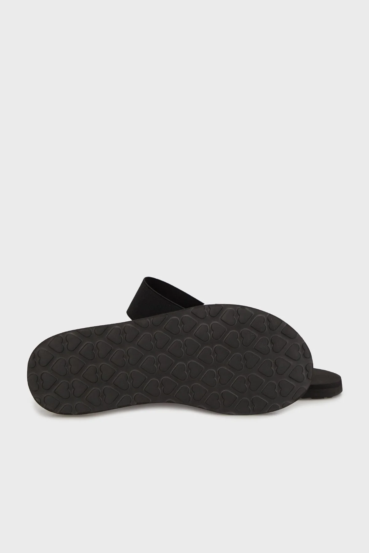 Love Moschino Logolu Çift Bantlı Bayan Sandalet JA16033G0MJN410A SİYAH-BEYAZ - 5