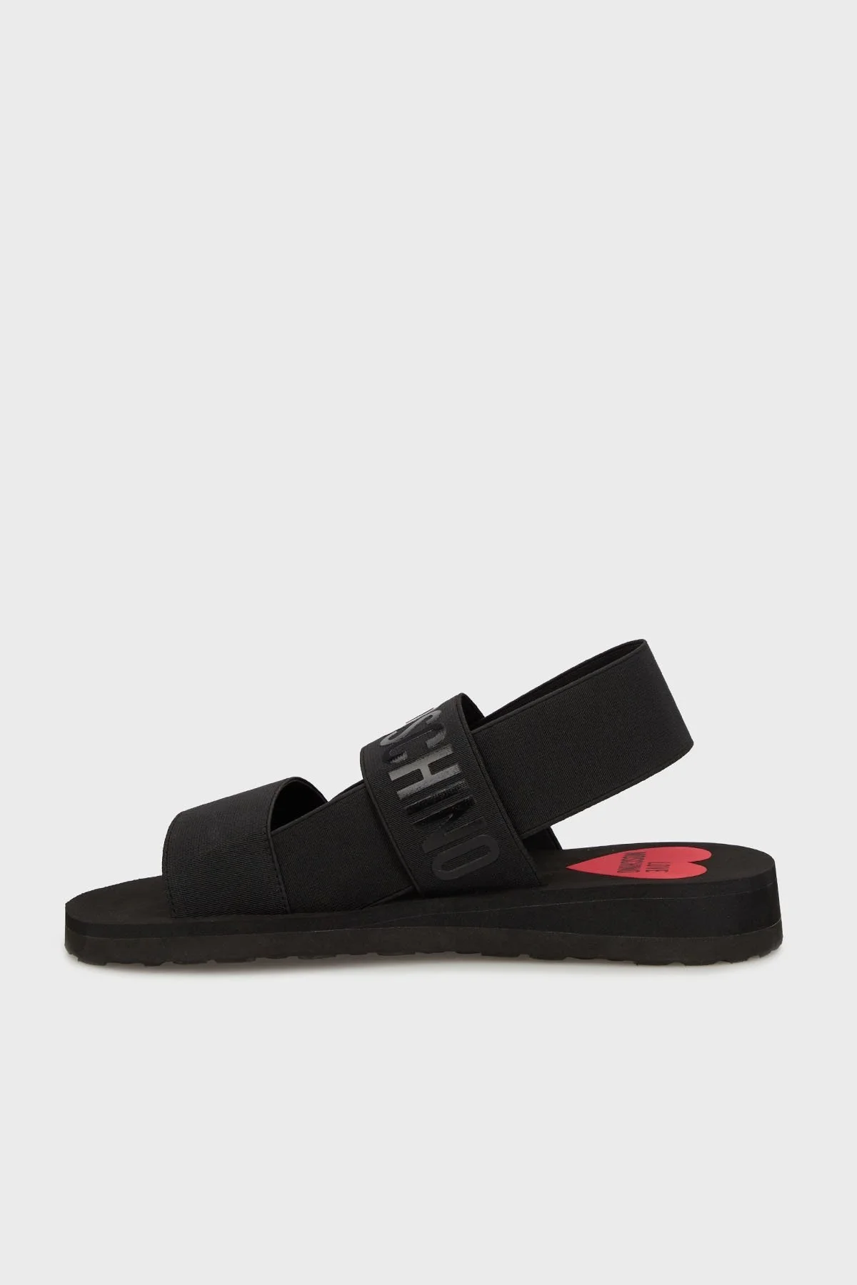 Love Moschino Logolu Çift Bantlı Bayan Sandalet JA16033G0MJN7000 SİYAH - 3