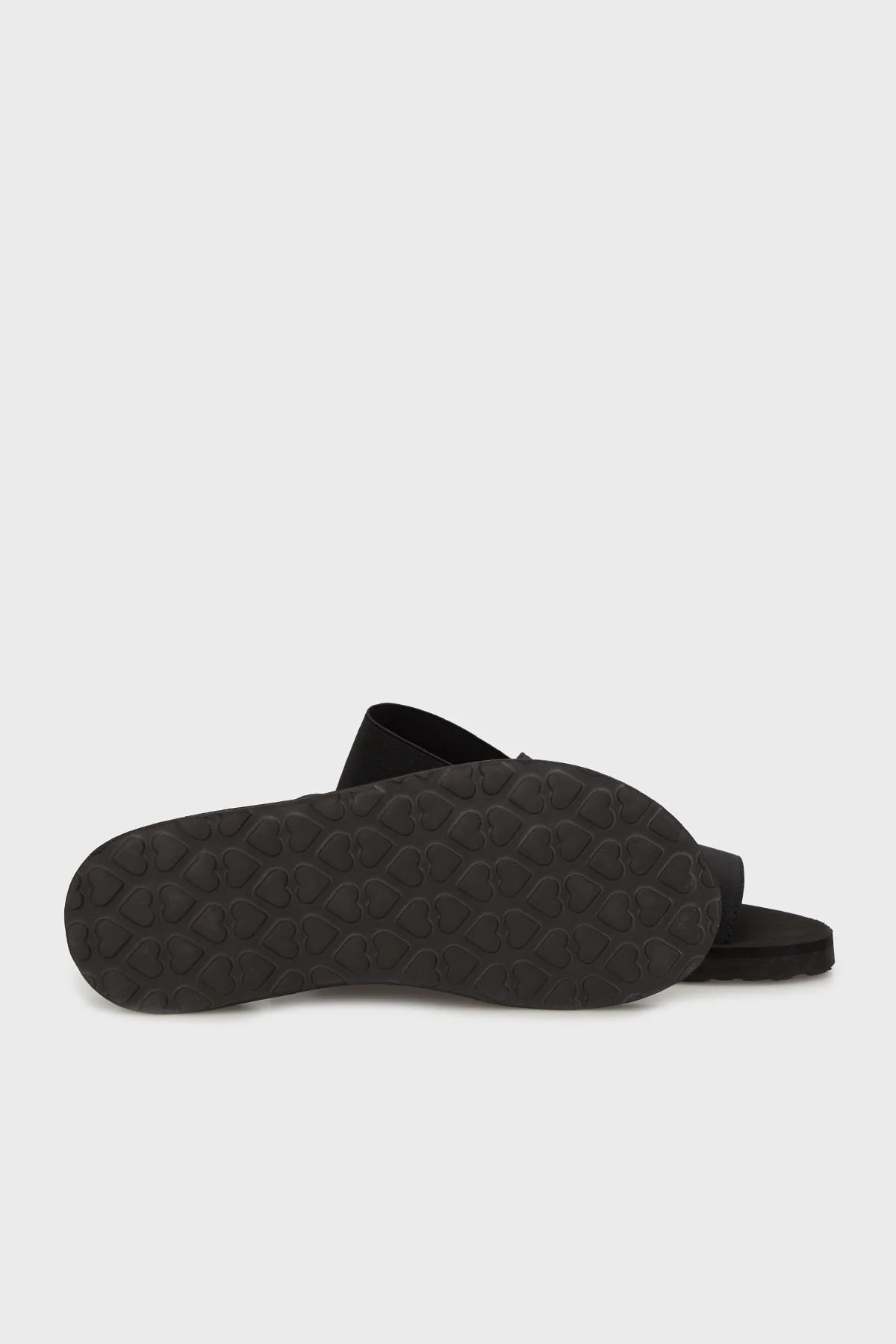 Love Moschino Logolu Çift Bantlı Bayan Sandalet JA16033G0MJN7000 SİYAH - 5