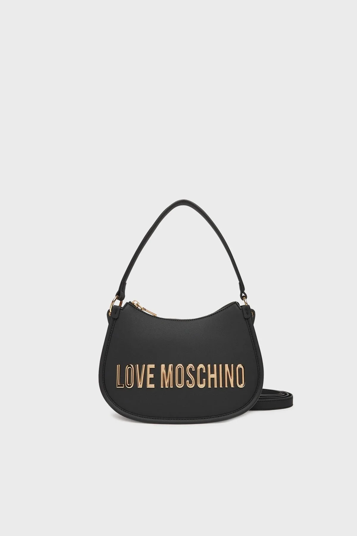 Love Moschino Logolu Çıkarılabilir Askı ve Tutma Saplı Bayan Çanta JC4027PP1NKD0000 SİYAH - 1