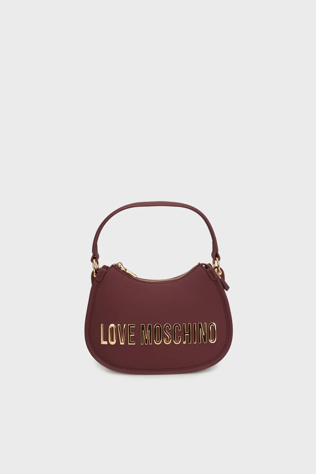 Love Moschino Logolu Çıkarılabilir Askı ve Tutma Saplı Bayan Çanta JC4027PP1NKD0552 MOR - 4