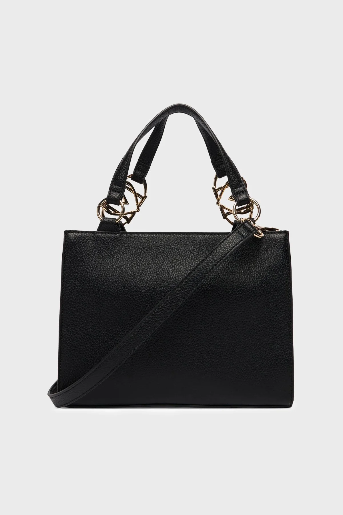 Love Moschino Logolu Çıkarılabilir Askılı Bayan Çanta JC4006PP1OLB0000 SİYAH - 3