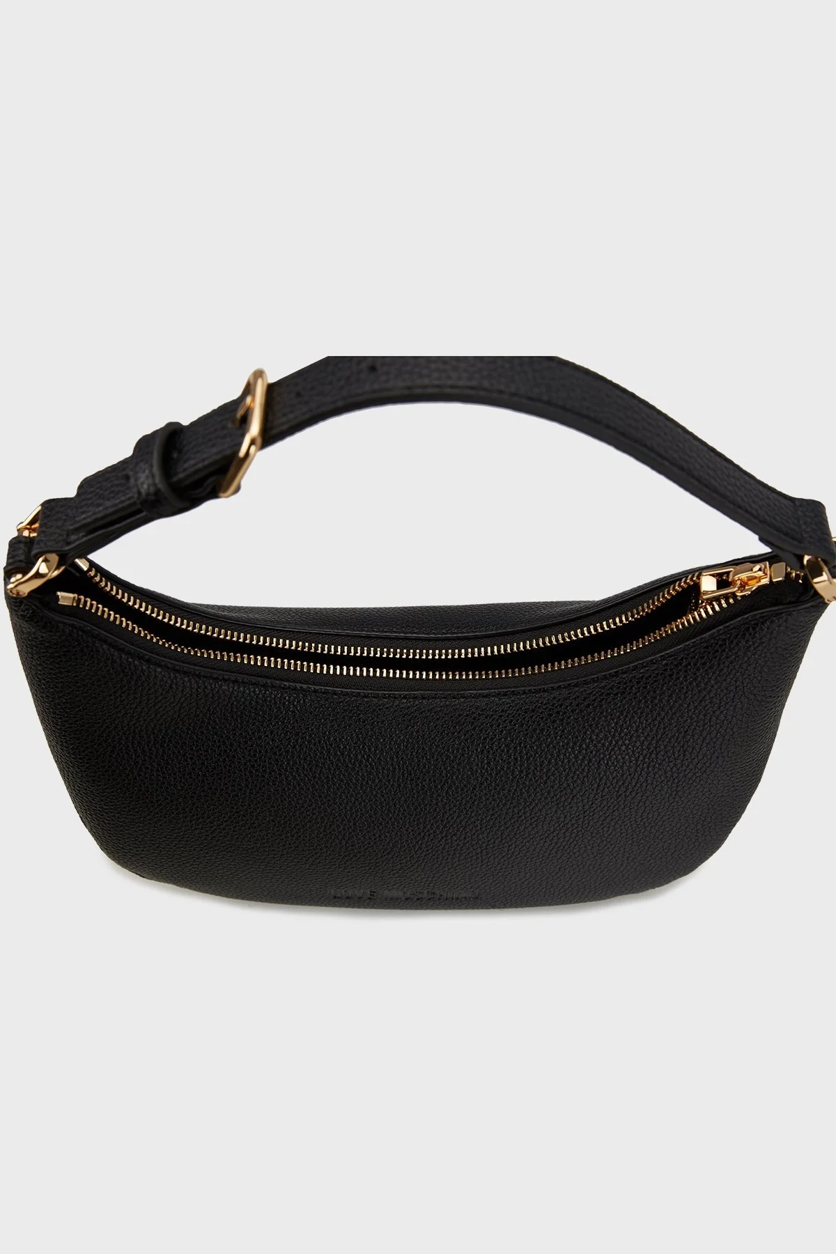 Love Moschino Logolu Çıkarılabilir Askılı Bayan Çanta JC4018PP1MLT0000 SİYAH - 11