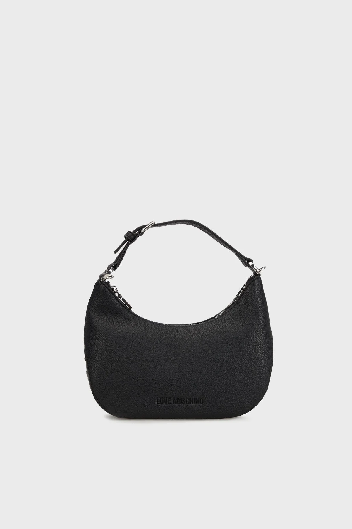 Love Moschino Logolu Çıkarılabilir Askılı Bayan Çanta JC4018PP1MLT000B SİYAH - 1