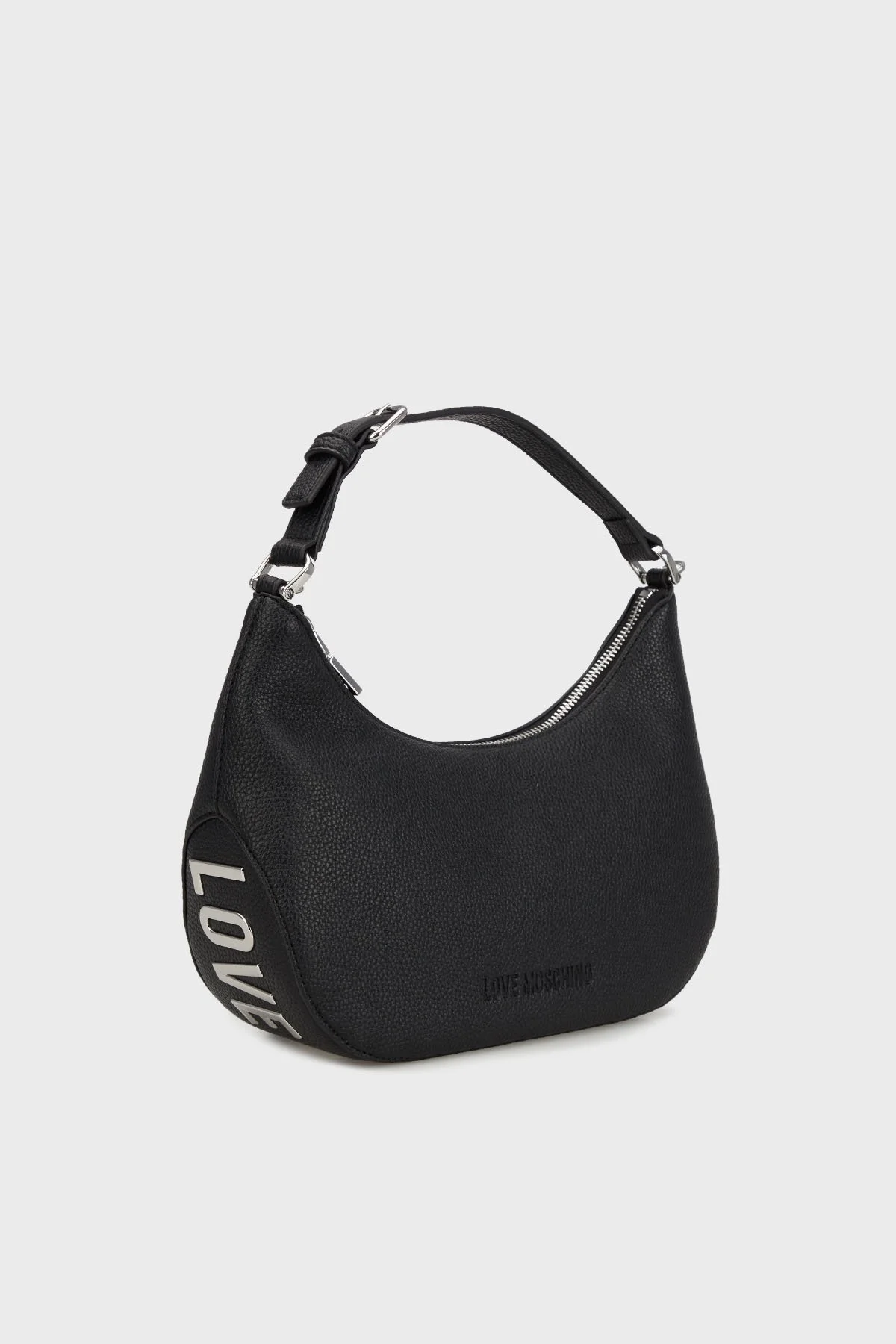 Love Moschino Logolu Çıkarılabilir Askılı Bayan Çanta JC4018PP1MLT000B SİYAH - 3