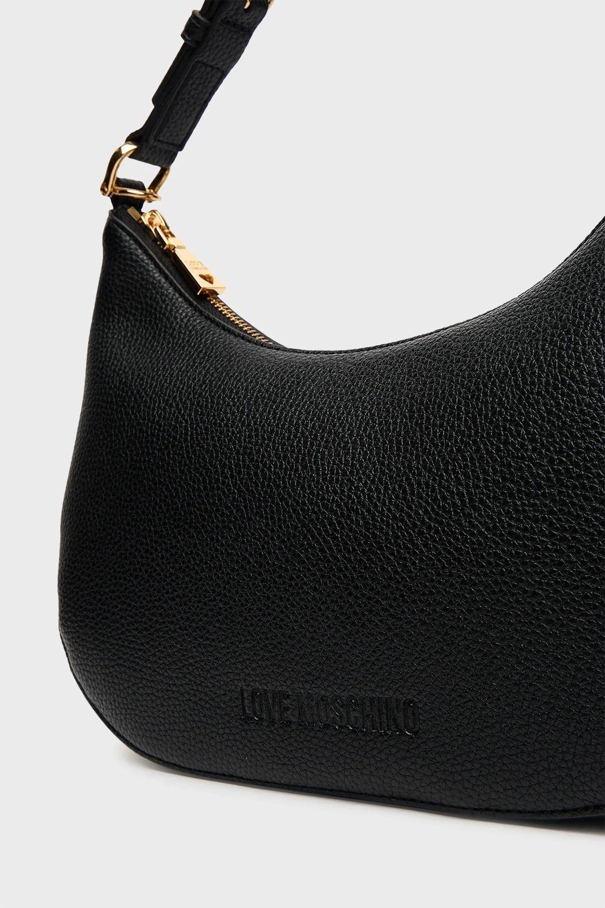 Love Moschino Logolu Çıkarılabilir Askılı Bayan Çanta JC4018PP1NLT0000 SİYAH - 6